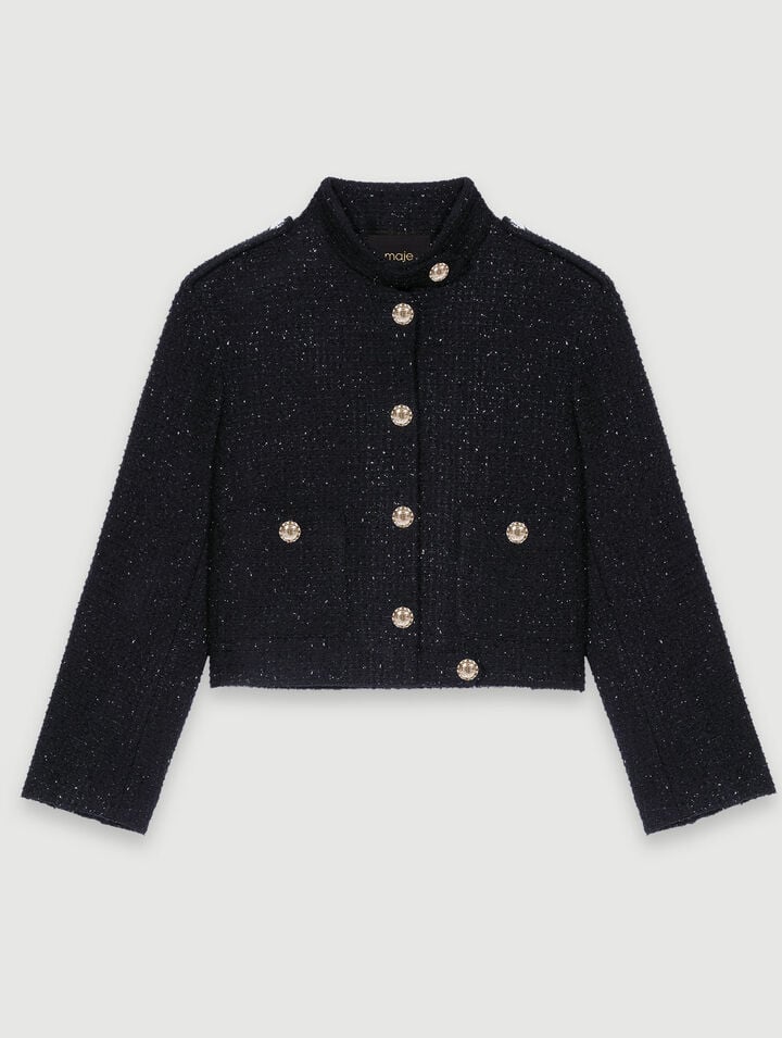 Short tweed jacket