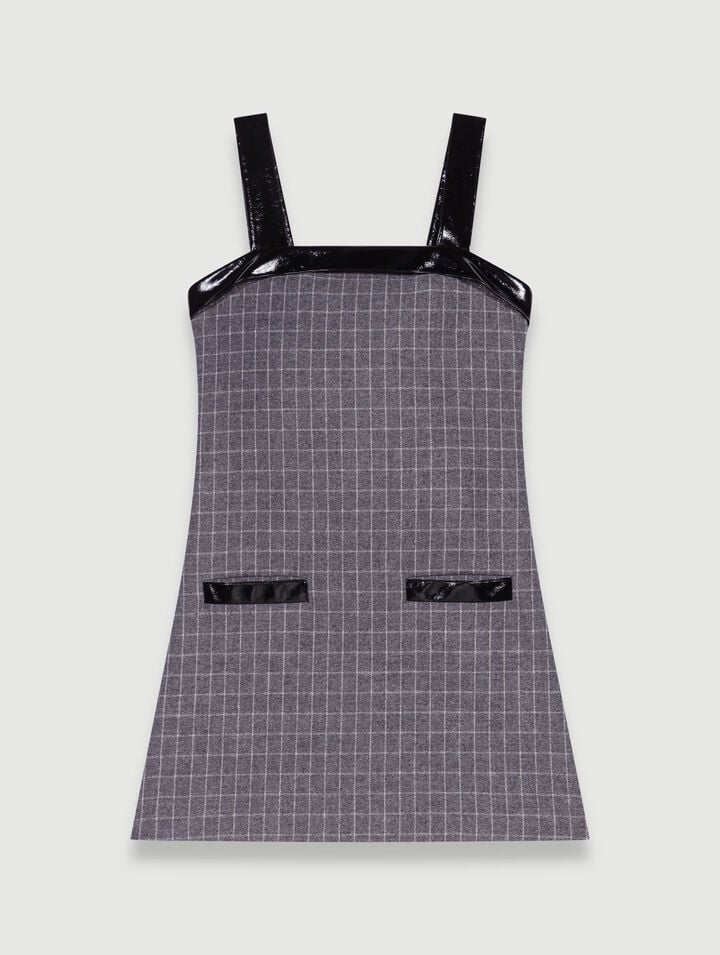 Short checked dress