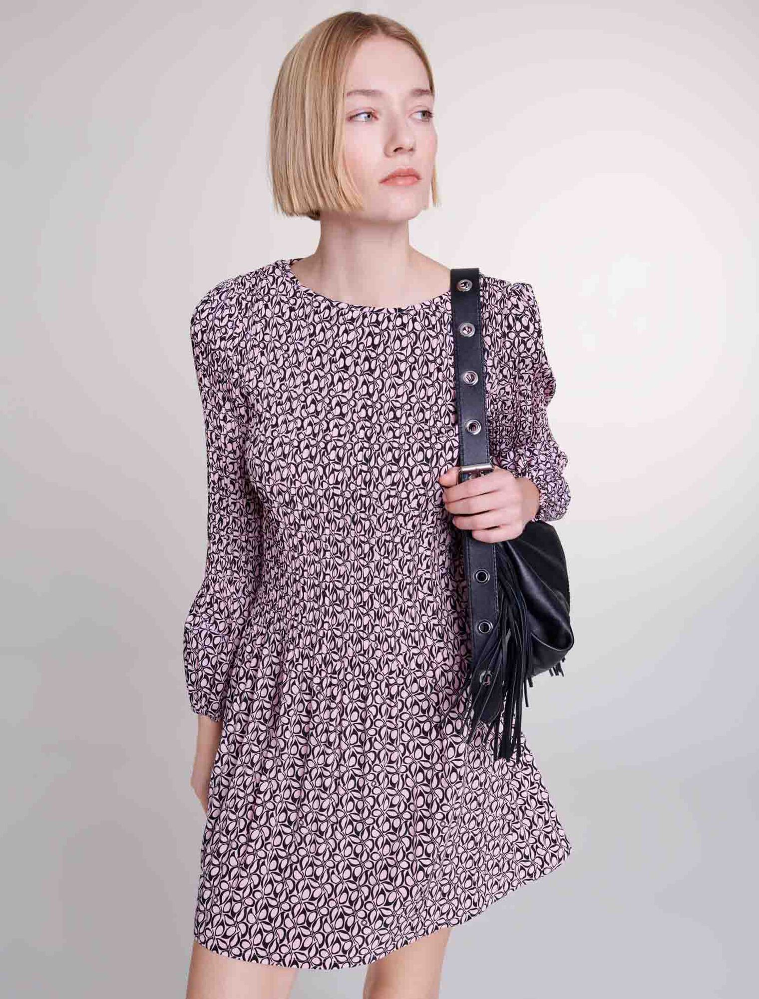 Short patterned dress