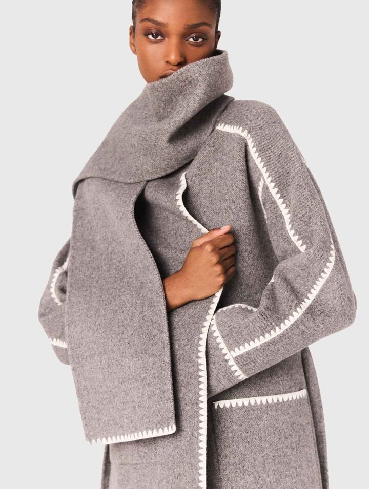 Long double-faced coat