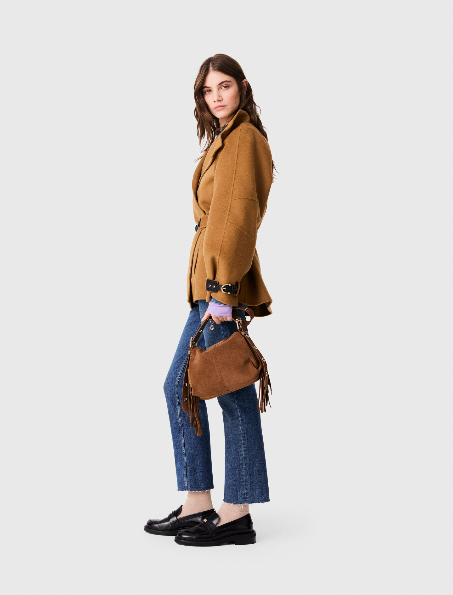 Belted Mid-Length Coat