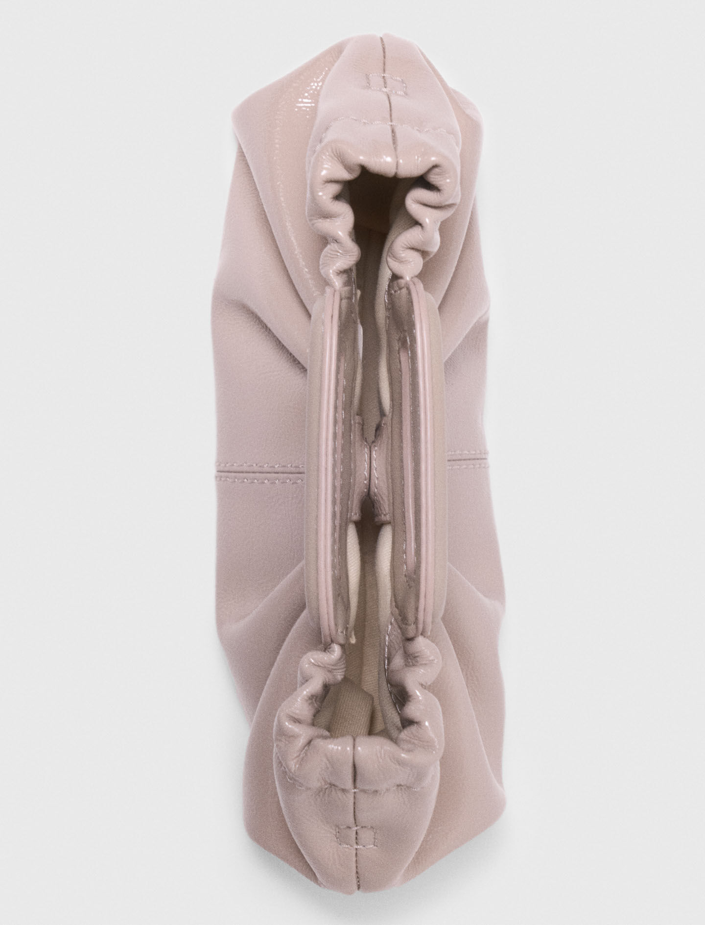 Naplak leather Milpli mini Clutch Natural For Women | Maje