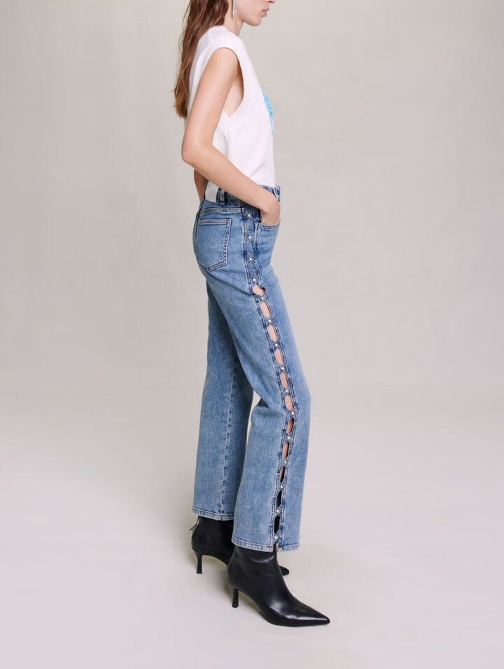 Sleeveless heart jumper