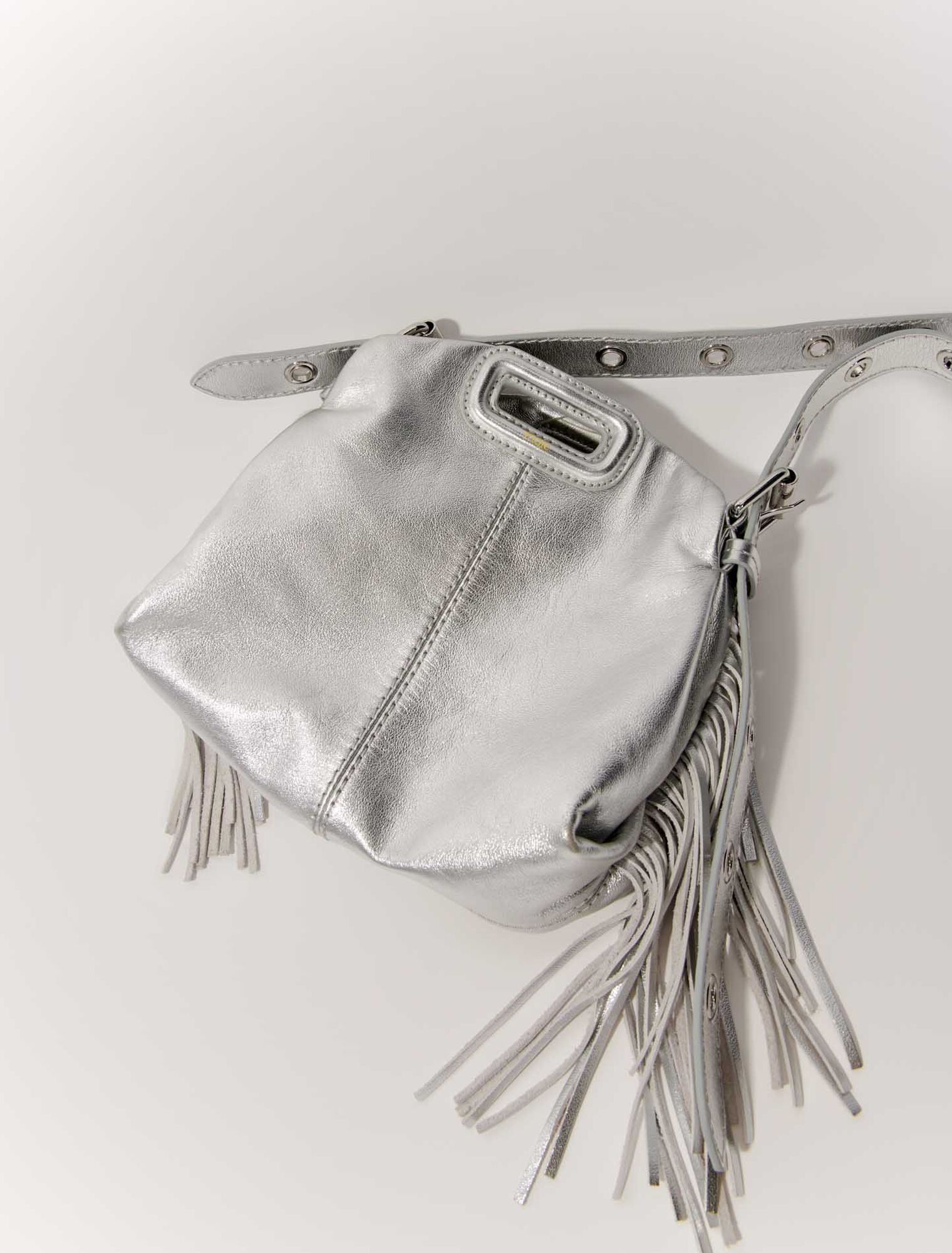 Metallic leather Miss M Mini bag
