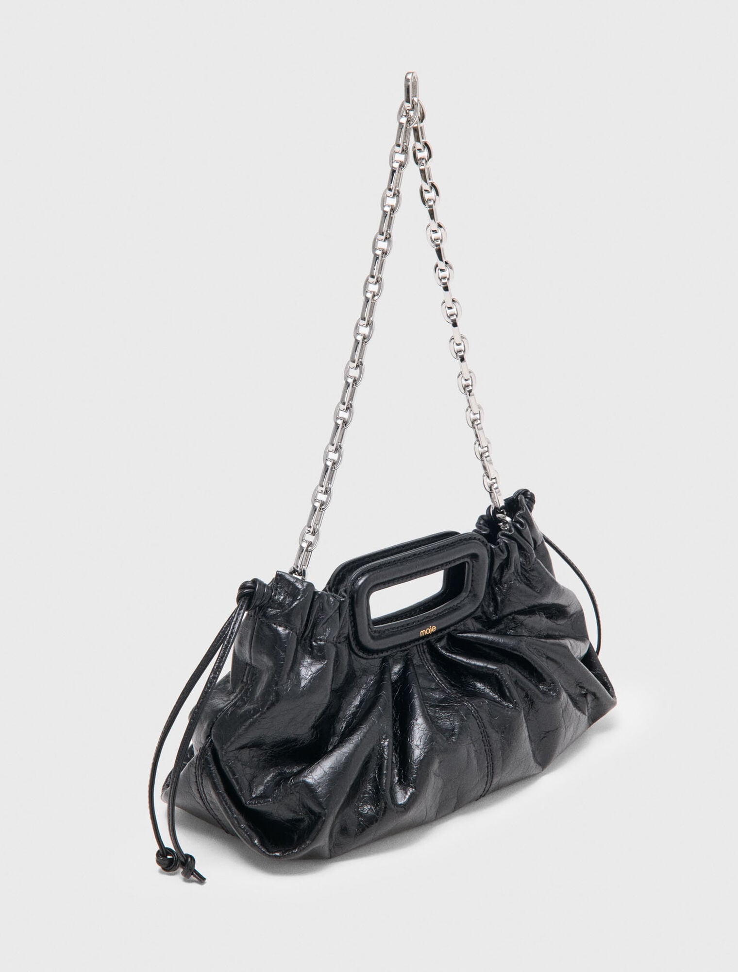 Crackled leather Milpli pouch