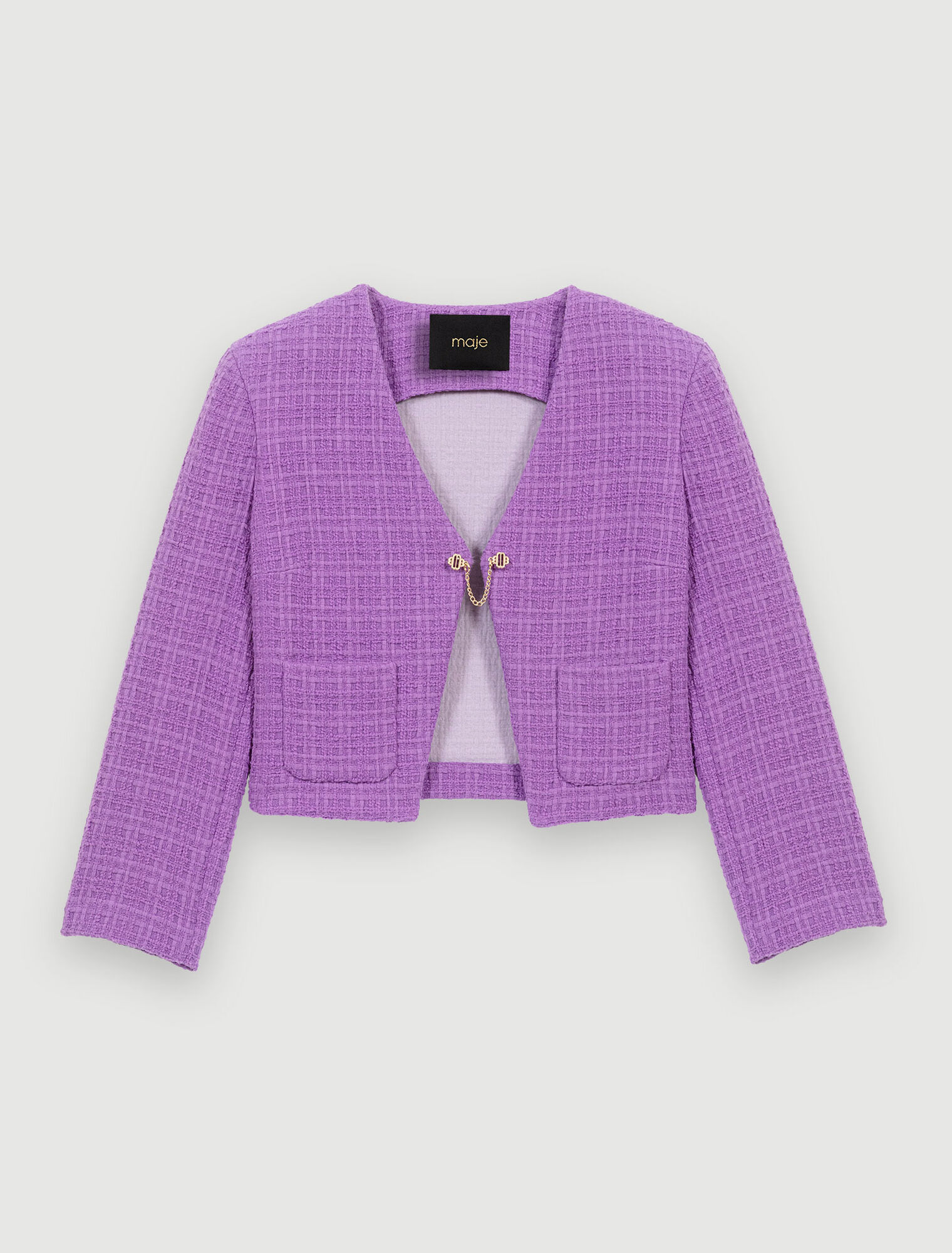 Short tweed jacket