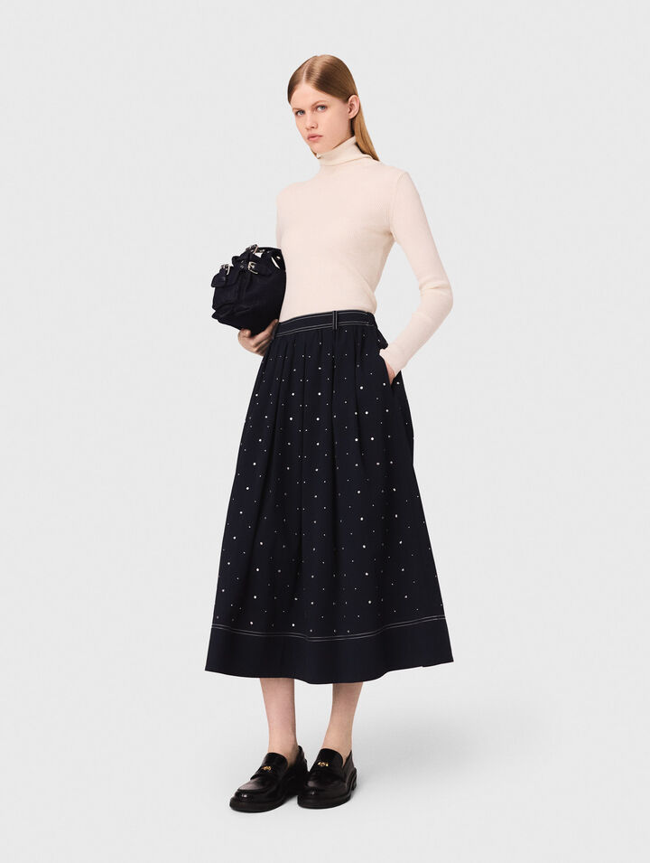 Wool and silk jumper
