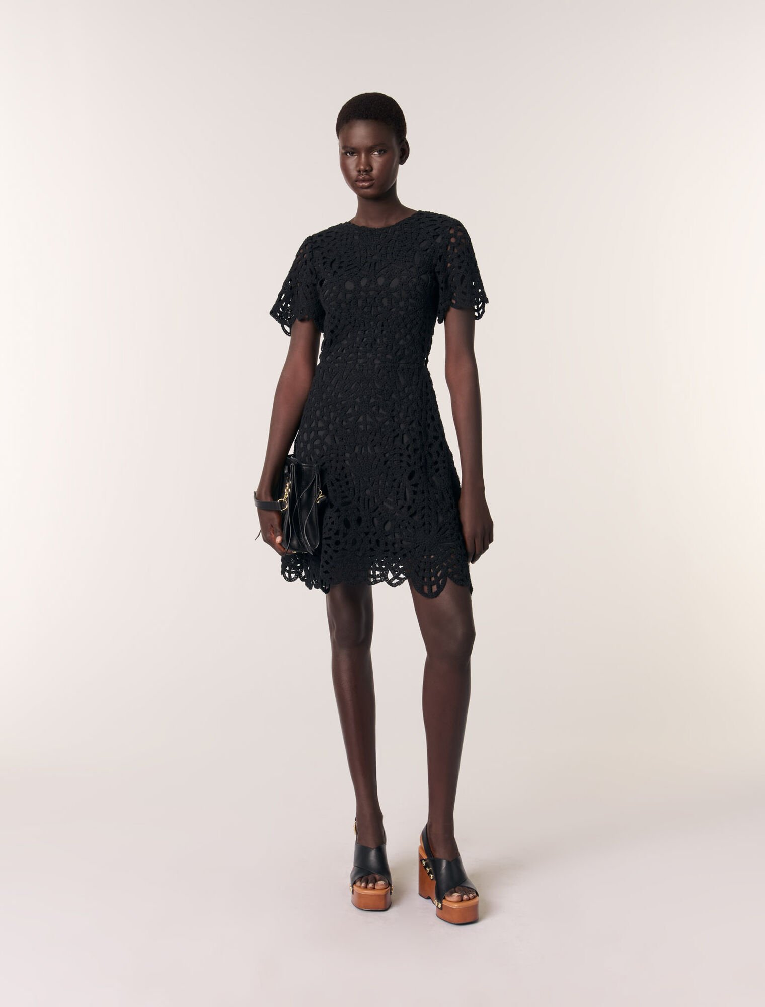 Mini crochet dress