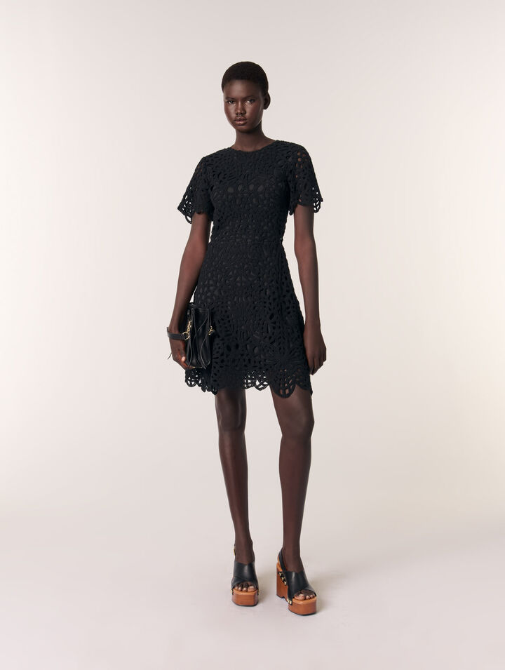 Mini crochet dress