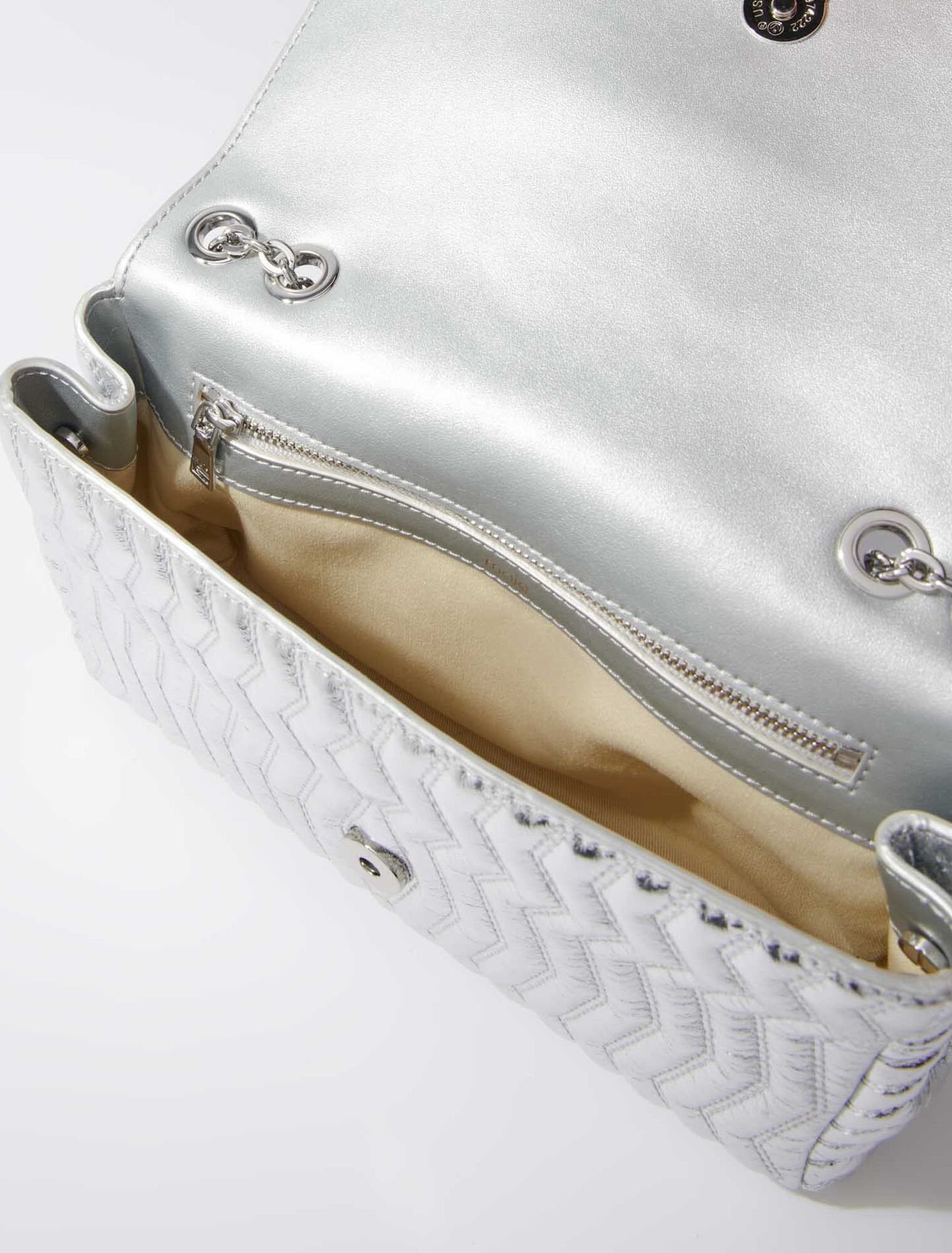 Leather chain bag
