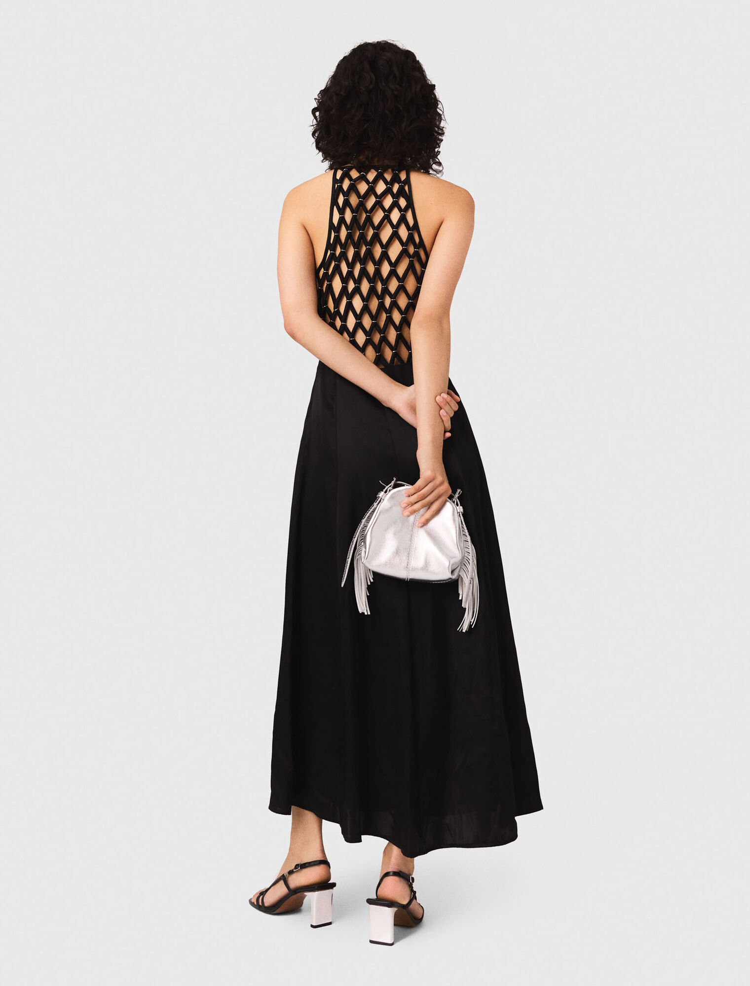 Floaty maxi dress with braided back