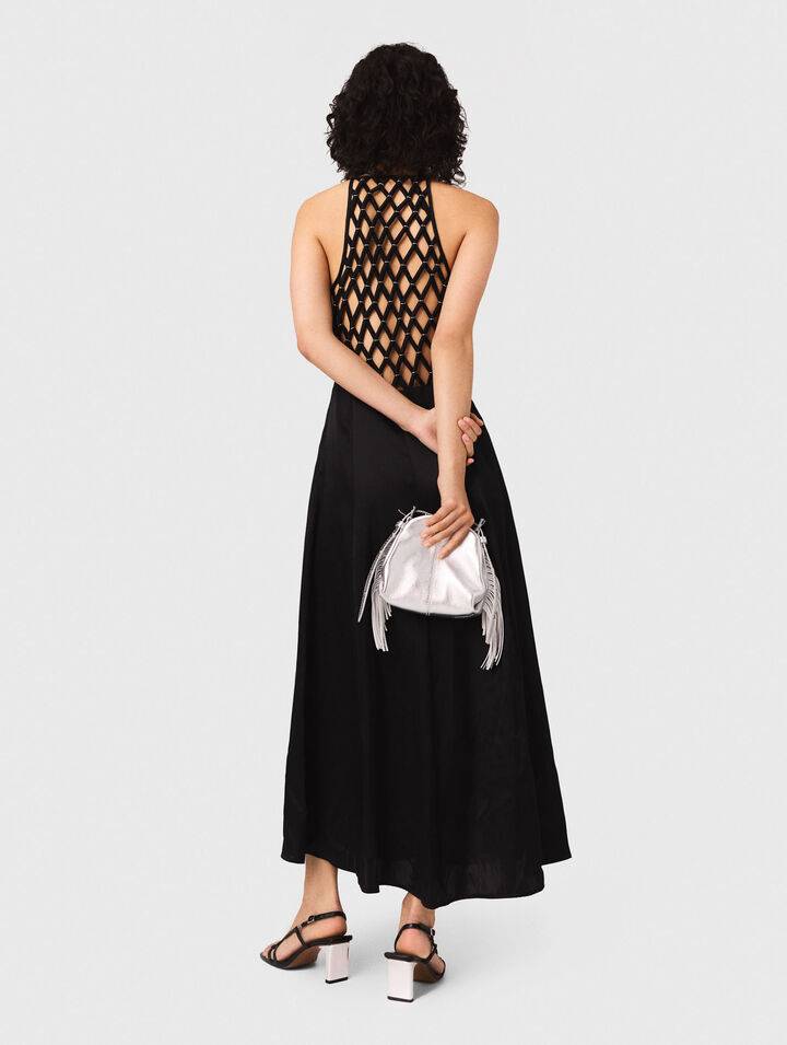 Floaty maxi dress with braided back