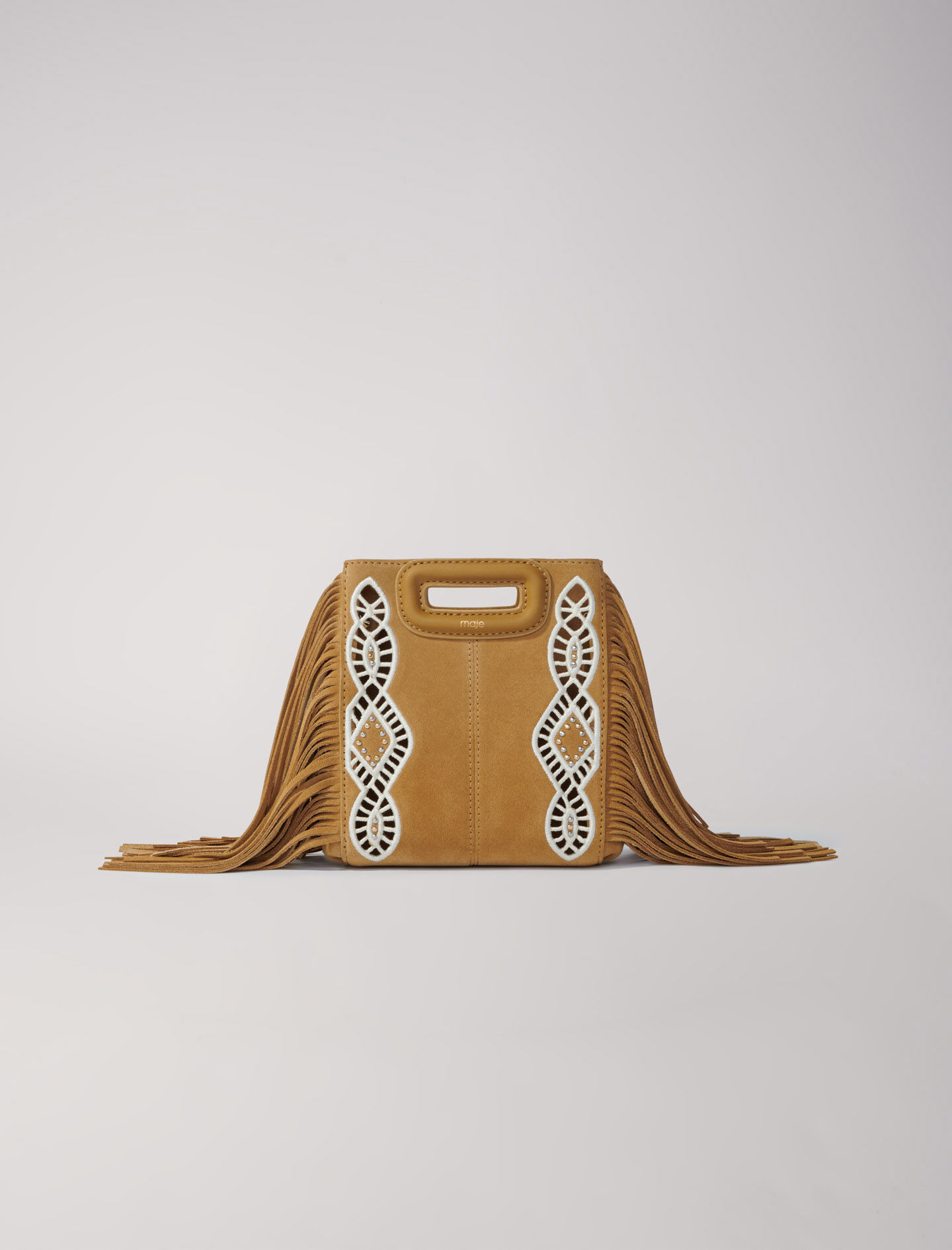 Maje suede bag top