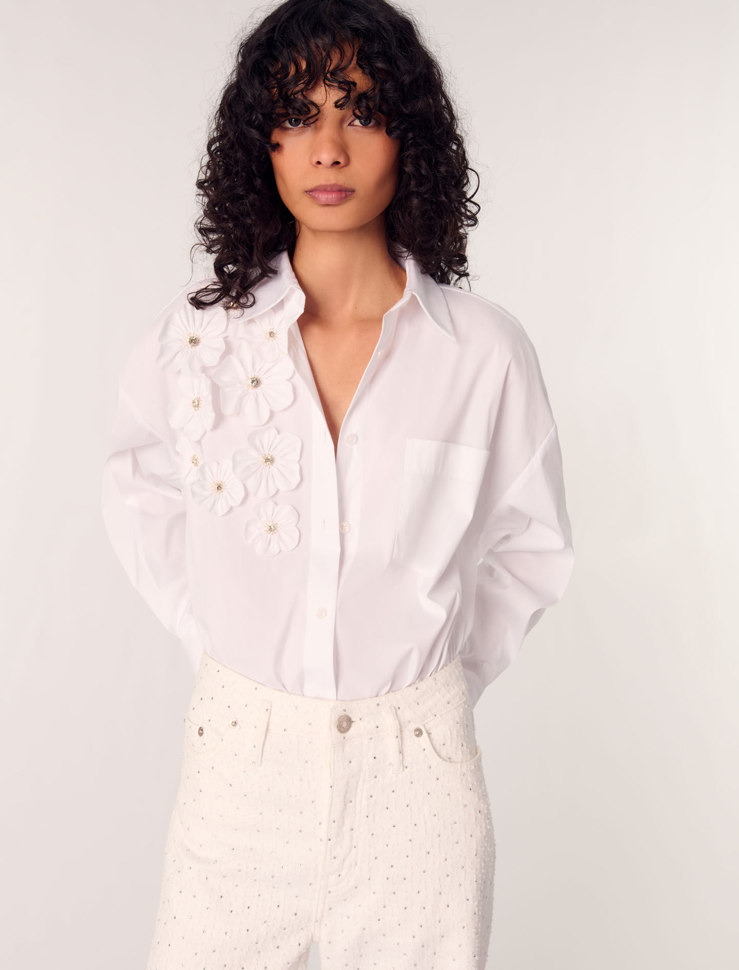 爆売り！ Long sleeve blouse White For Women | Maje トップス