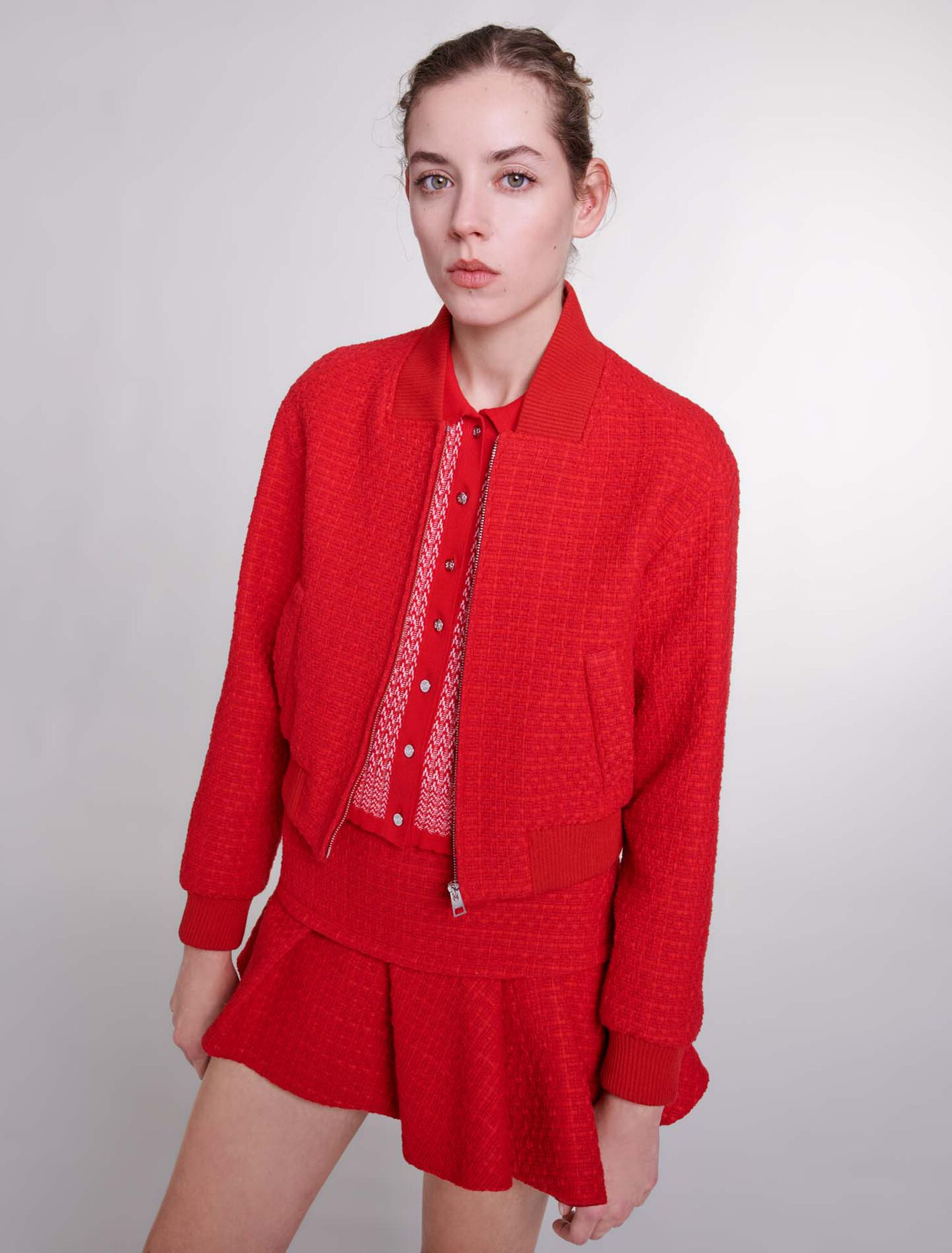 Short tweed jacket