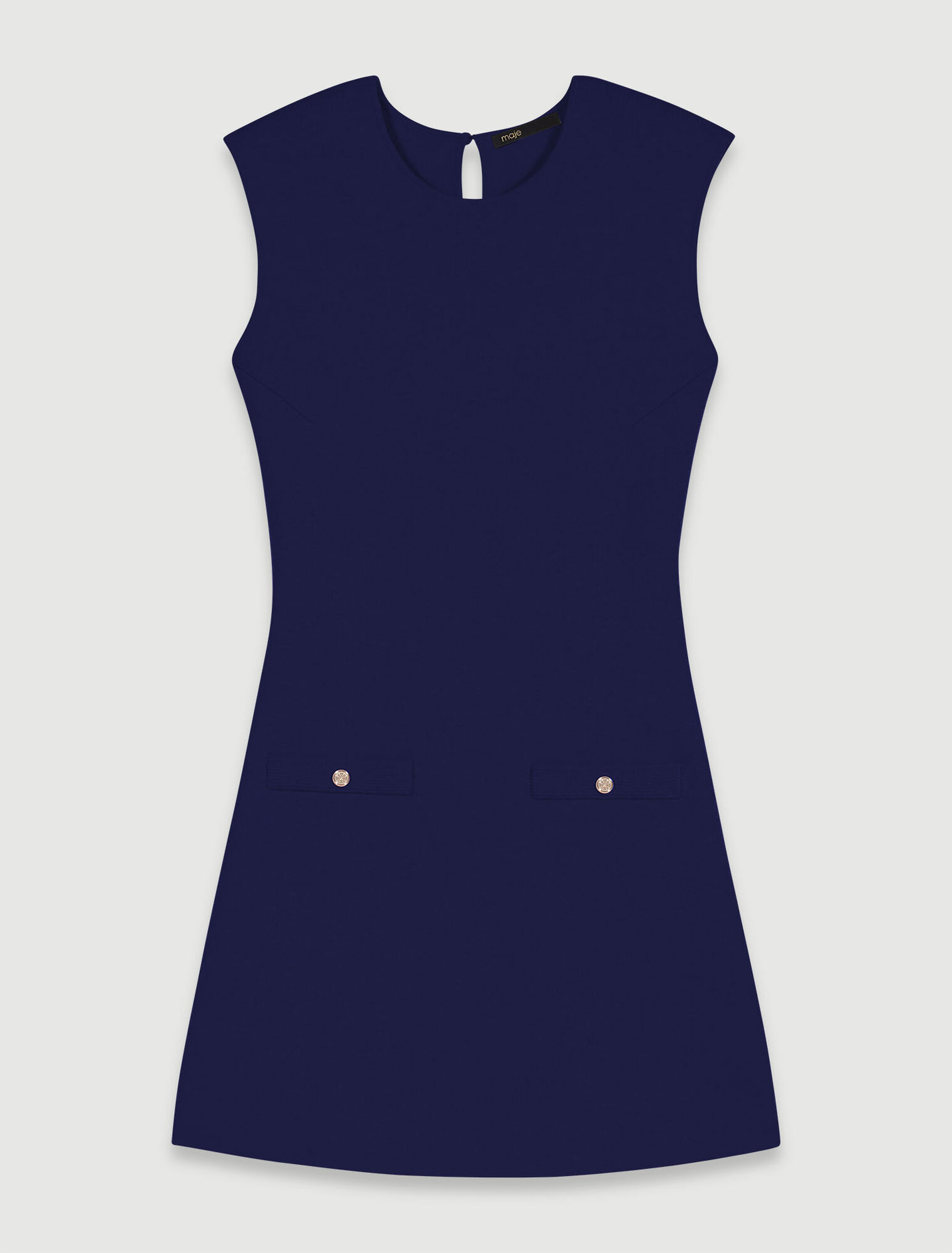 Knit 2-in-1 short dress