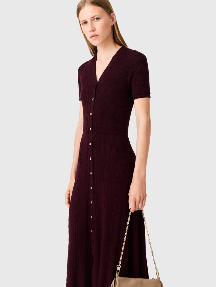 Knit maxi dress