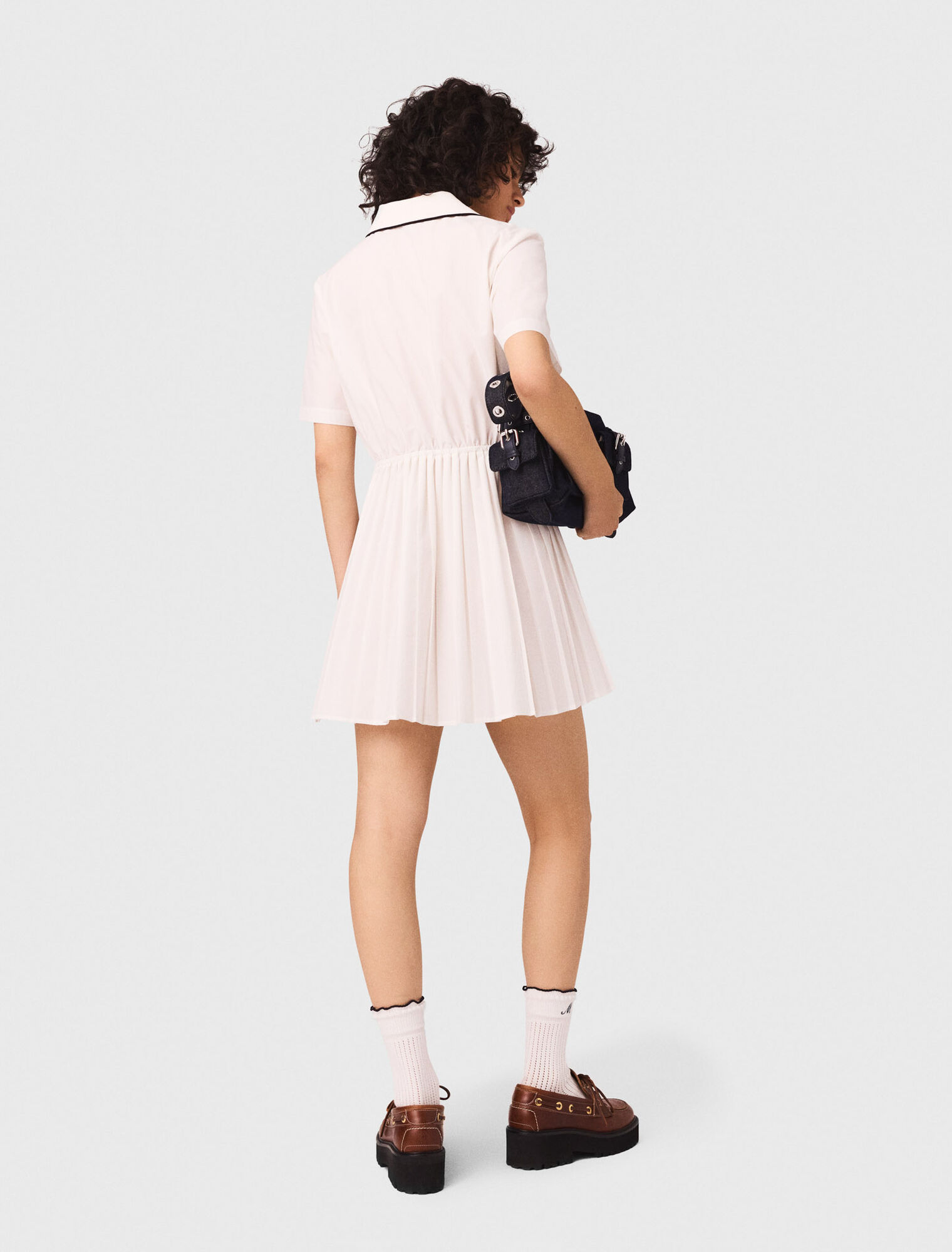 Short-sleeved shirt dress