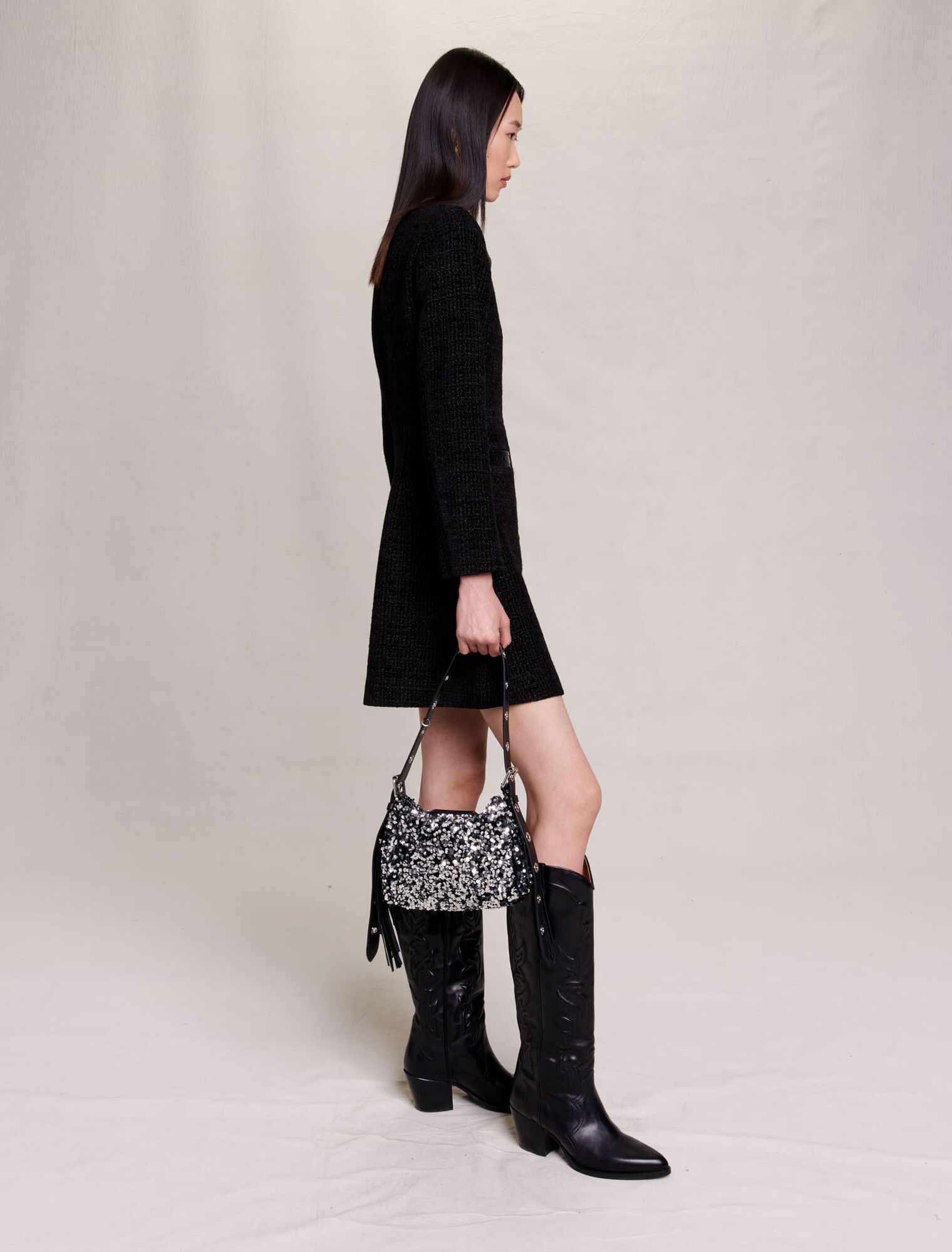 Short tweed dress