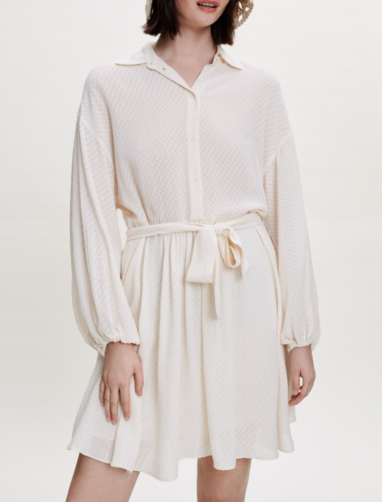 Loose-fitting shirt dress