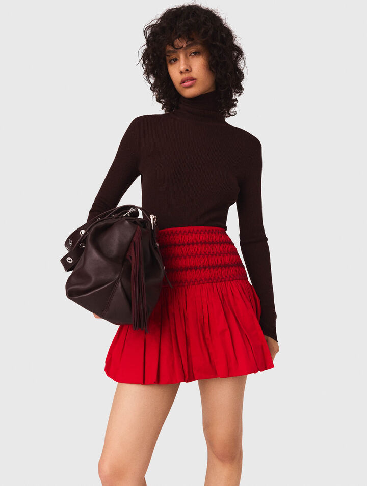 Wool and silk jumper