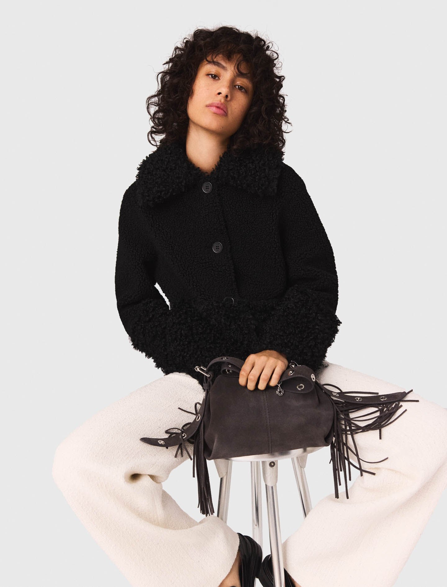 ジャケット・アウター MAJE Satin jacket