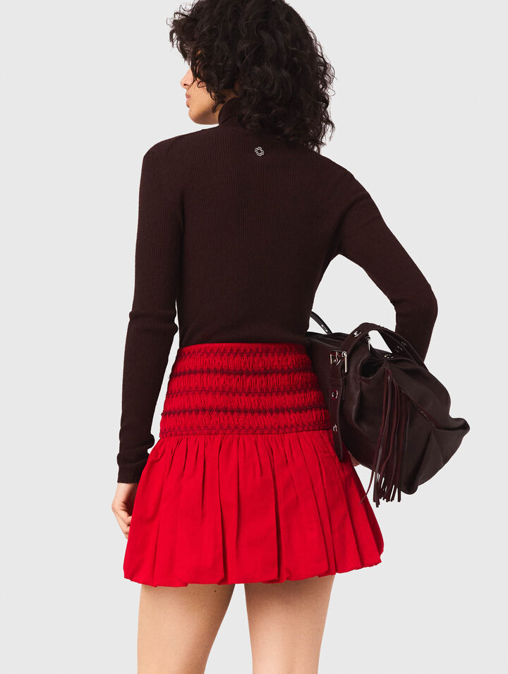 Wool and silk jumper