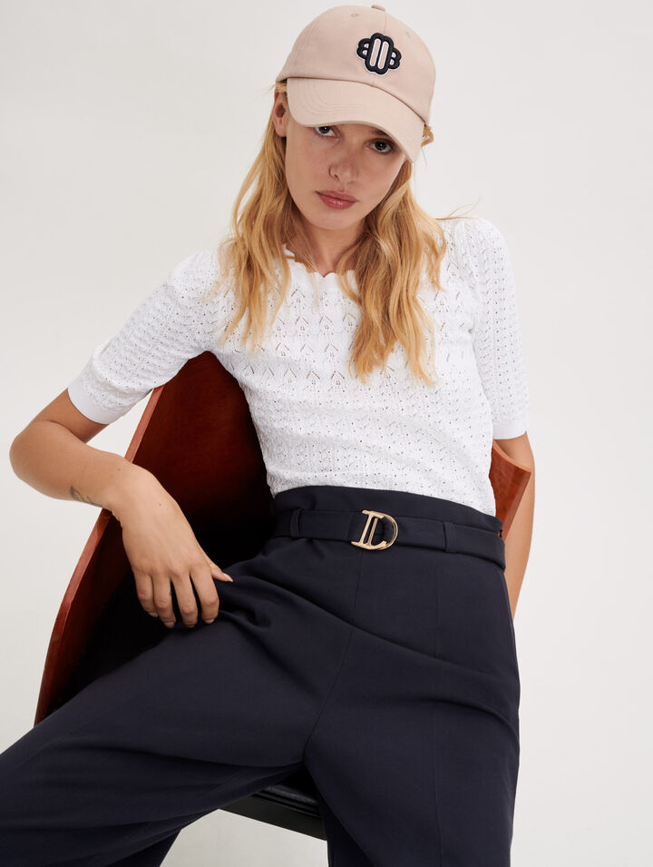 Clover logo cotton cap