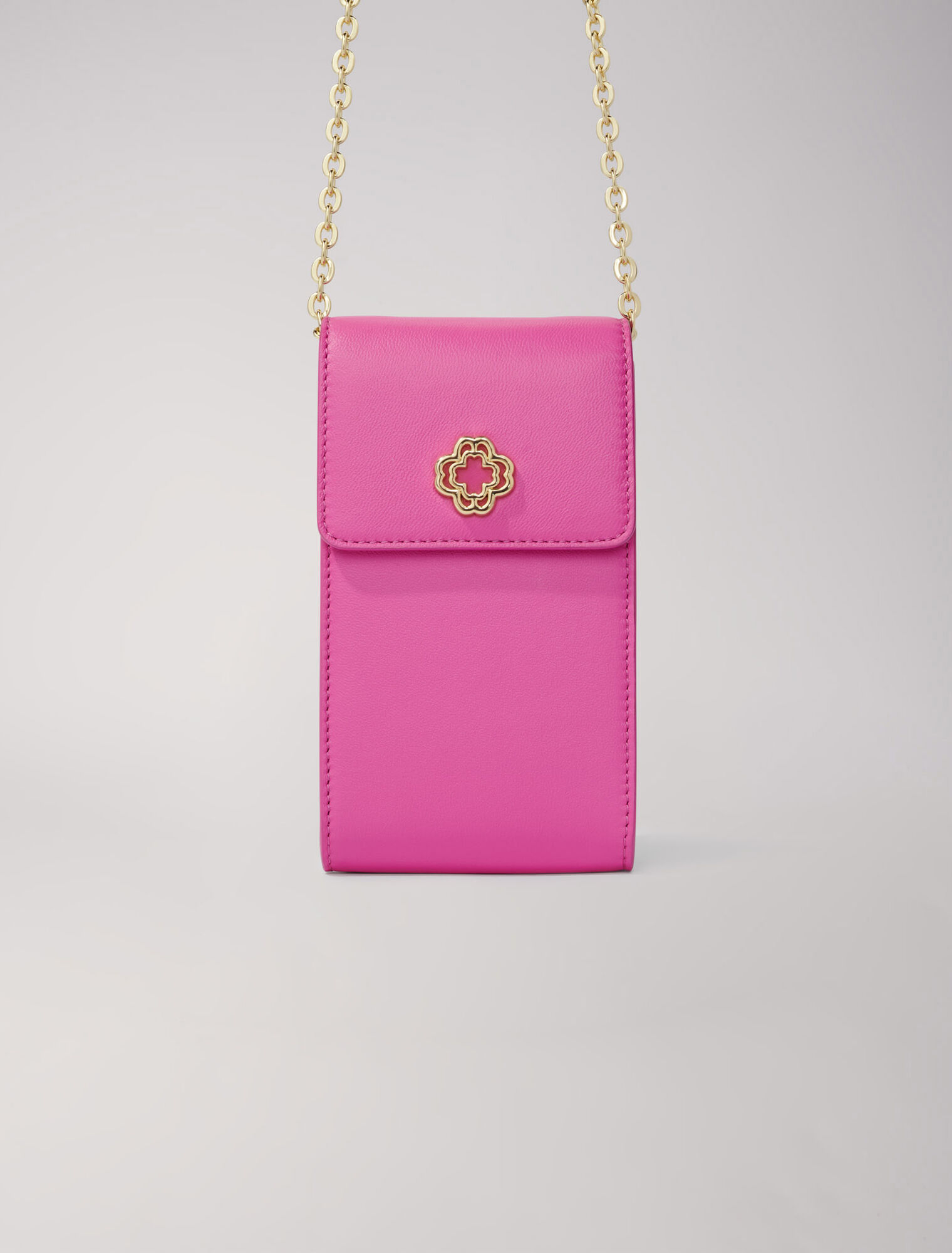 Leather phone pouch
