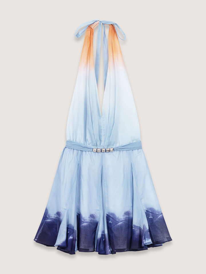 Mini tie-dye dress
