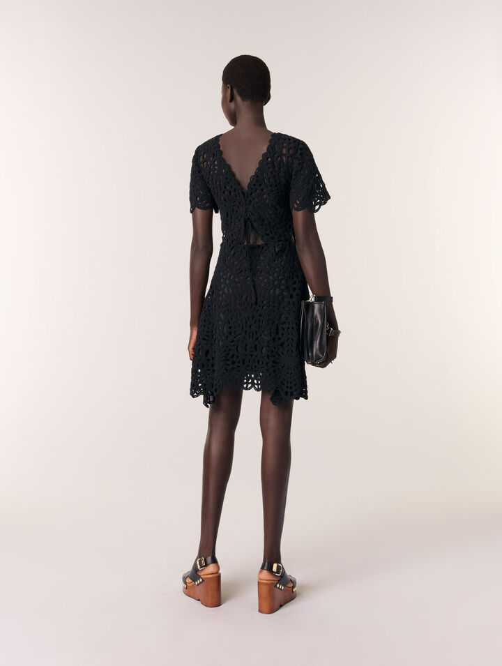 Mini crochet dress