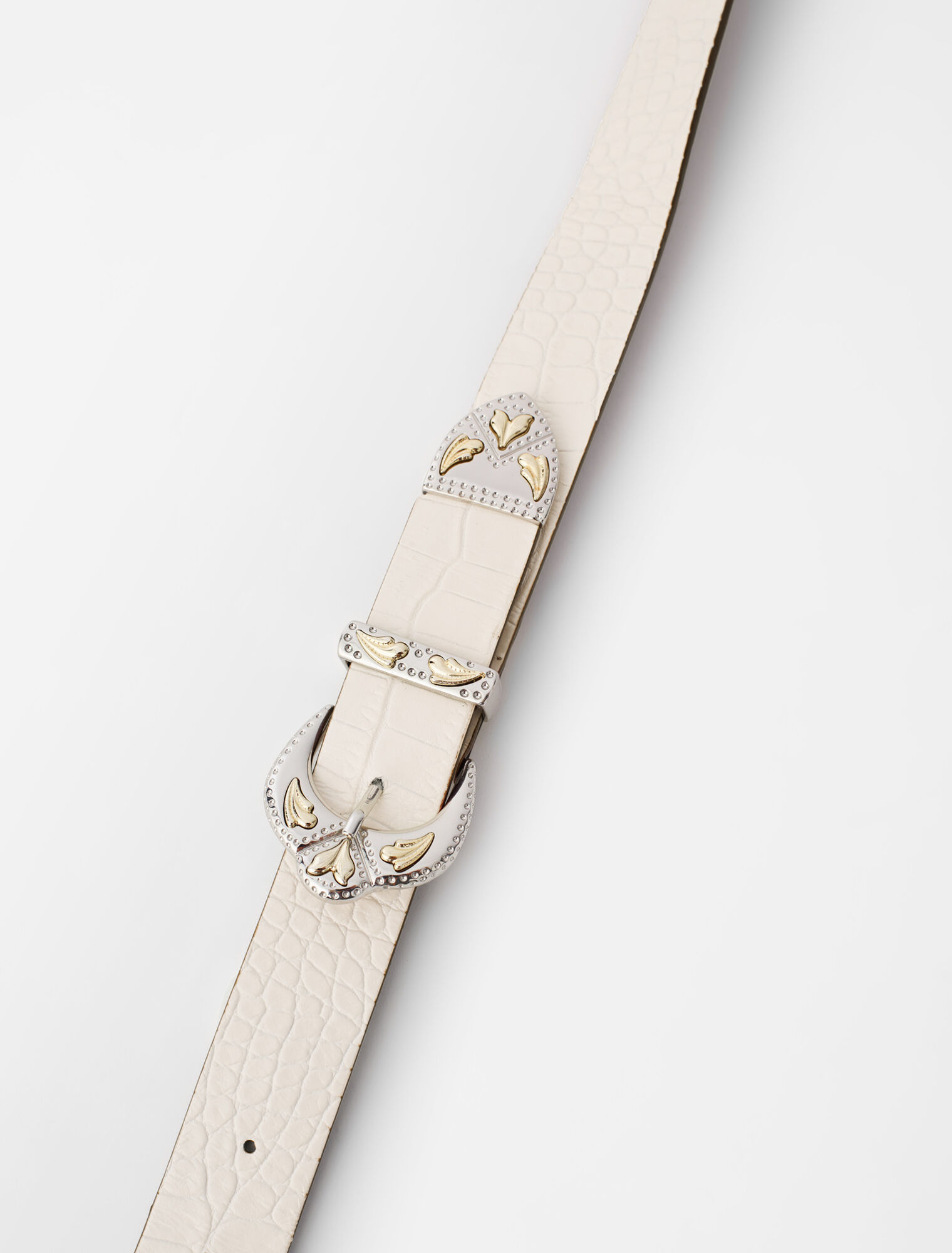Western double buckle belt