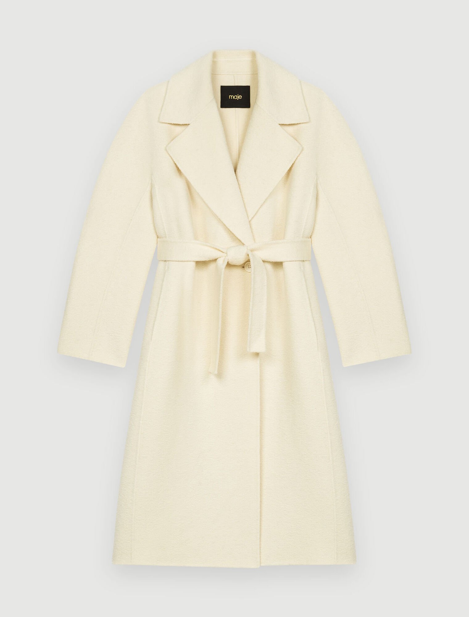 Textured double-faced coat