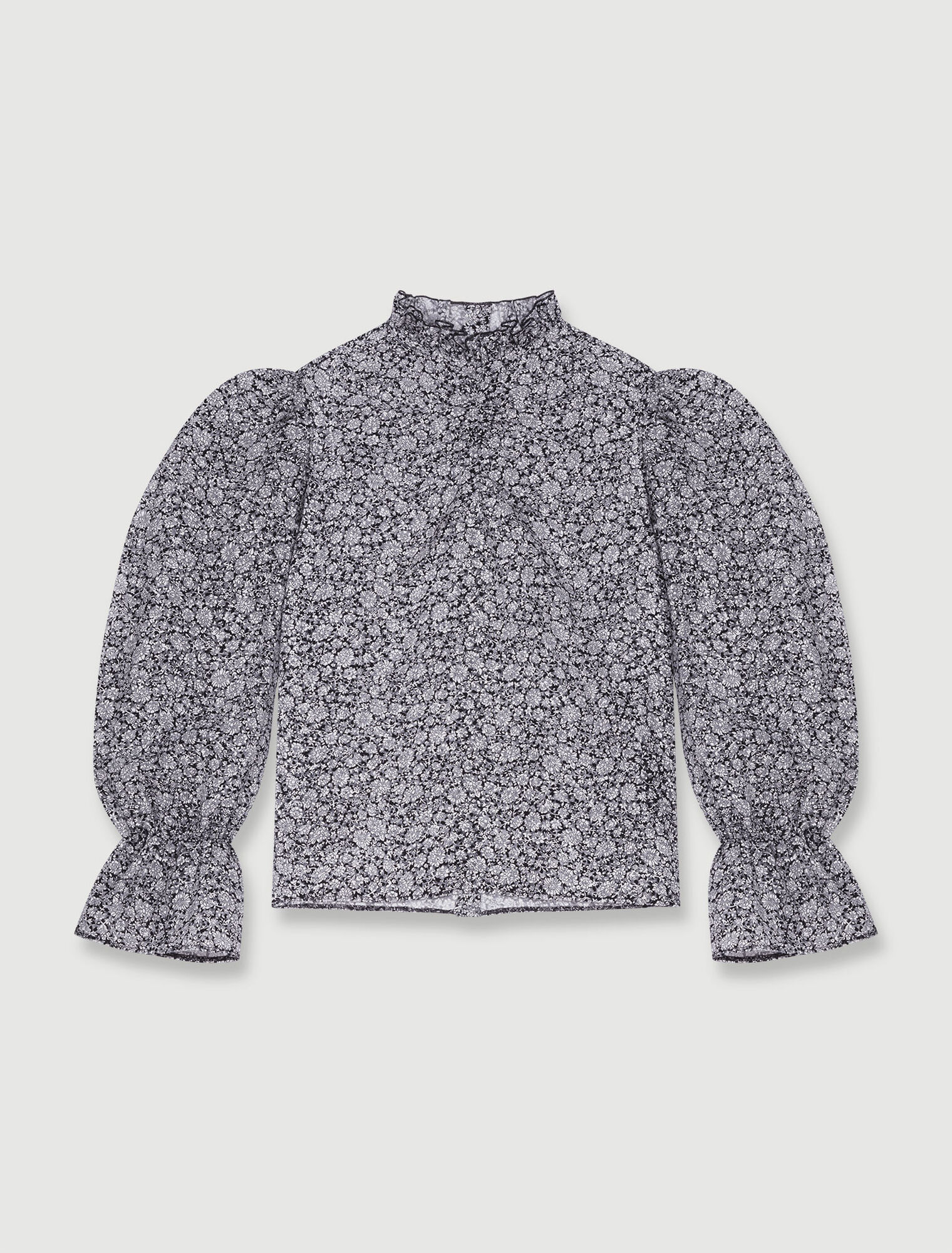 Flower print blouse