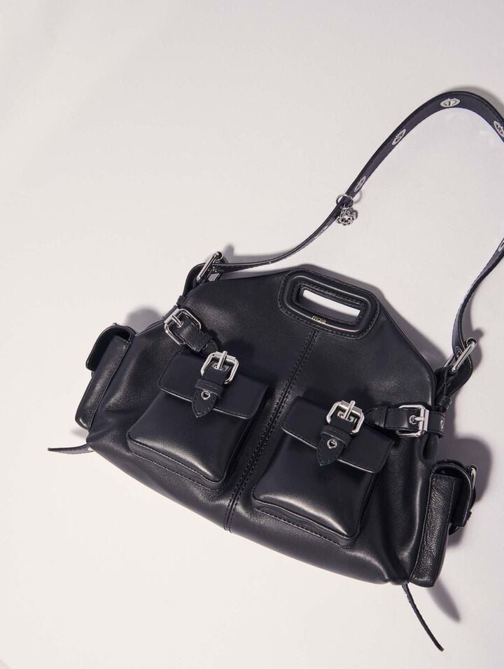 Miss M cargo bag in leather