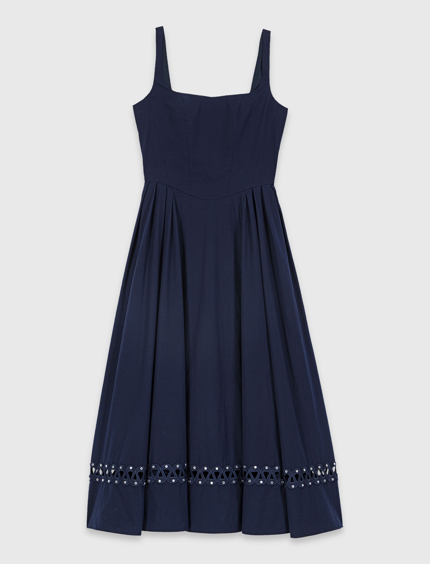 Flared midi dress Blue For Women | Maje