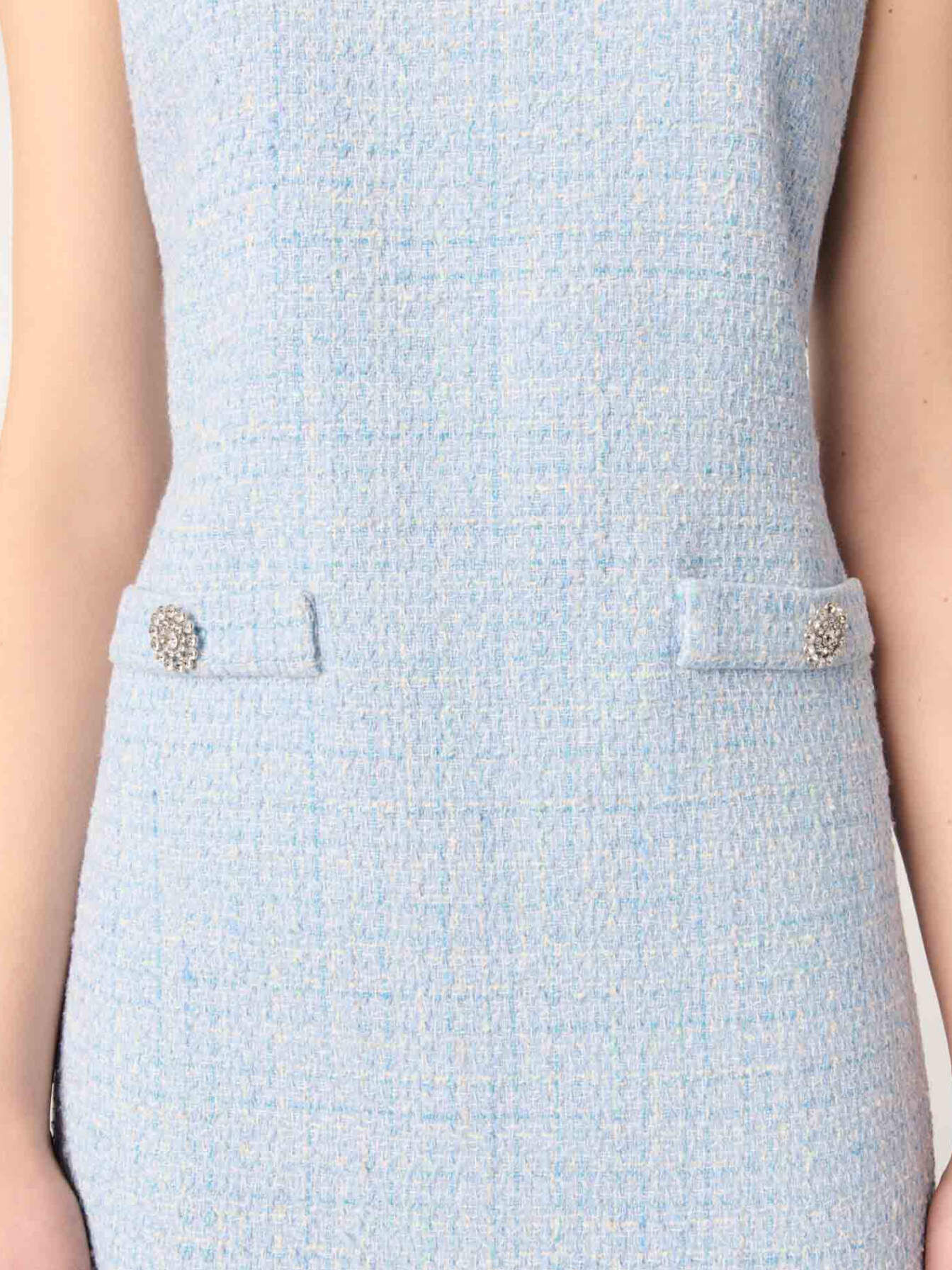 Mini tweed dress Blue For Women | Maje