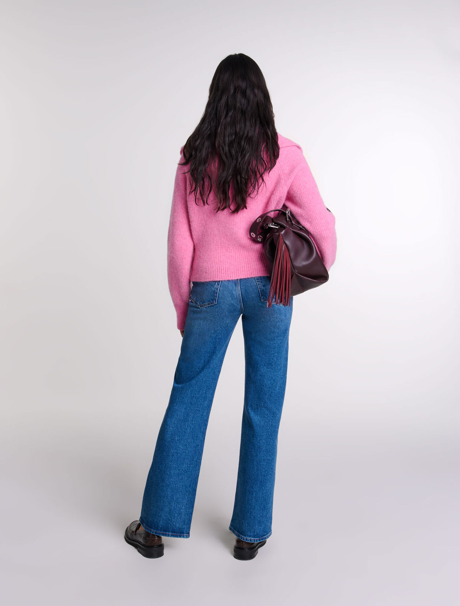 Wool-blend cardigan