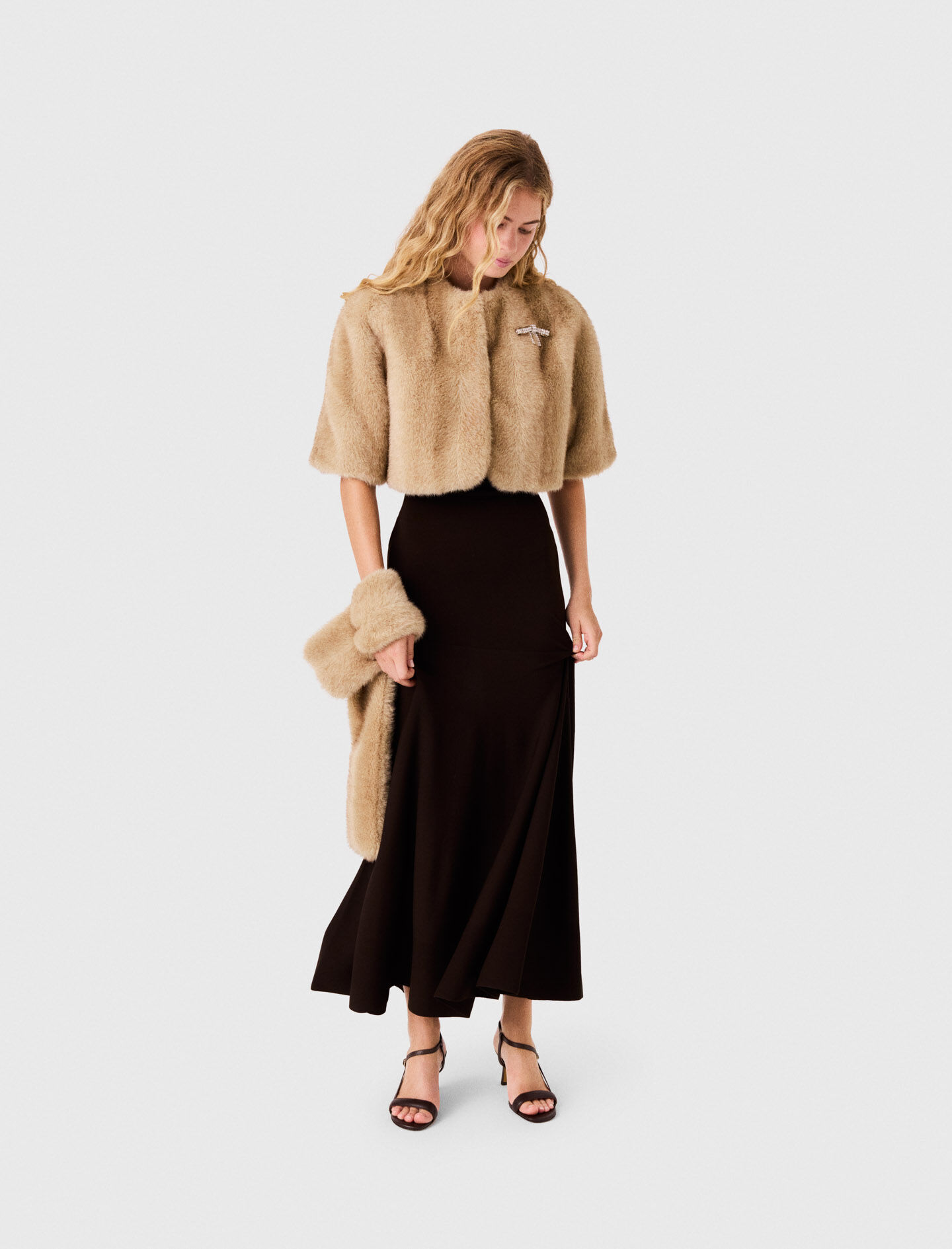 Short Faux Fur Jacket