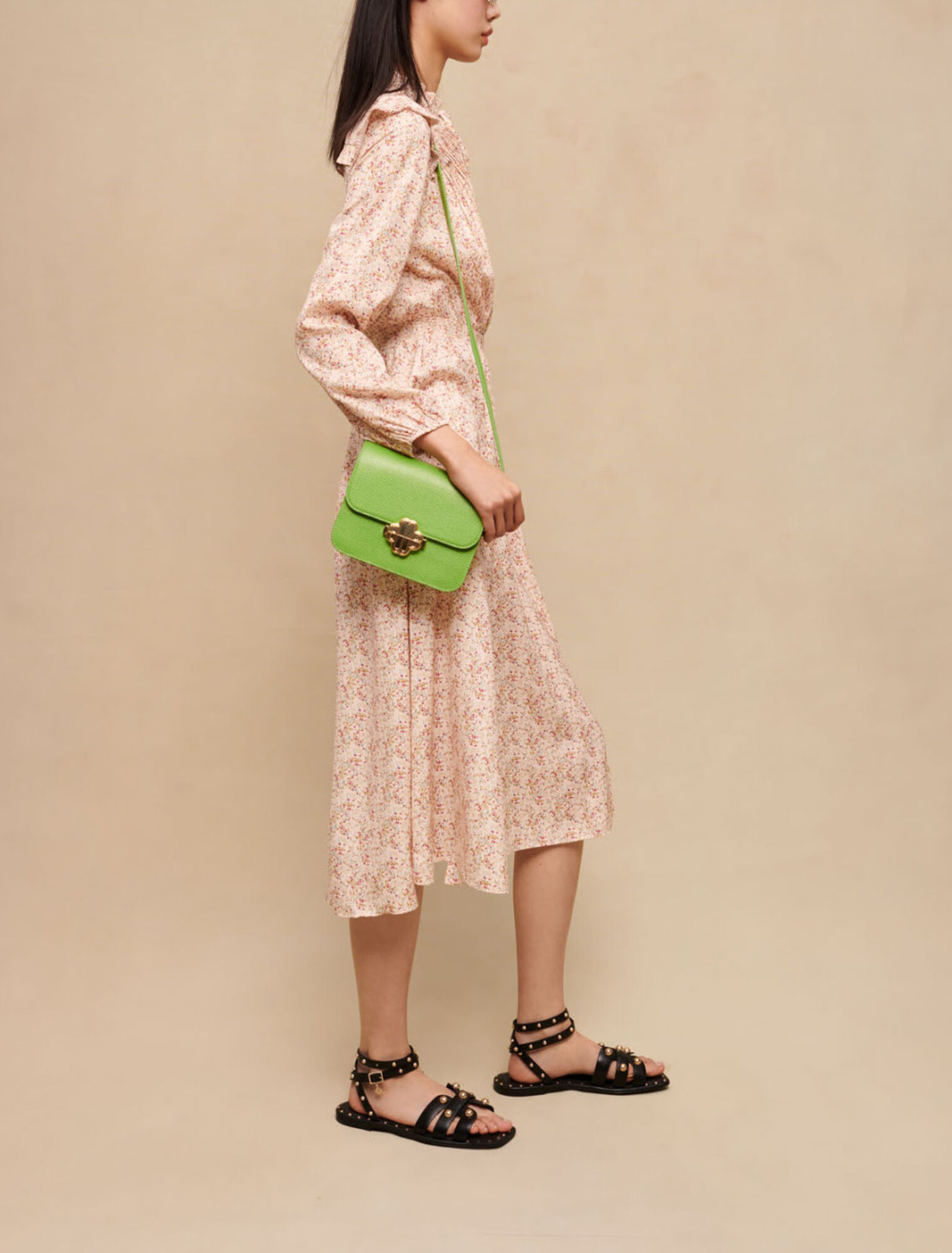 Long ruffled dress