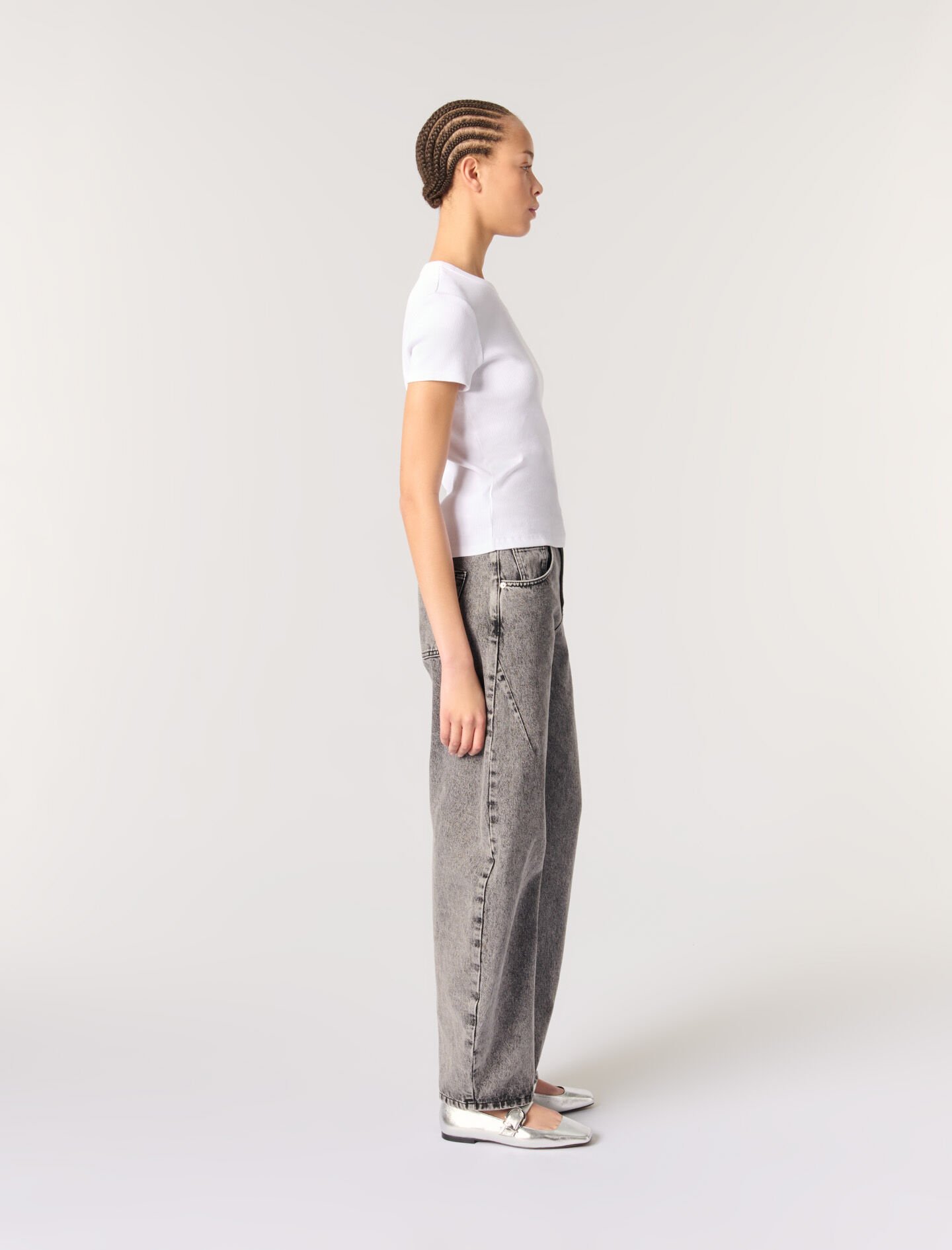 Cotton T-shirt White For Women | Maje