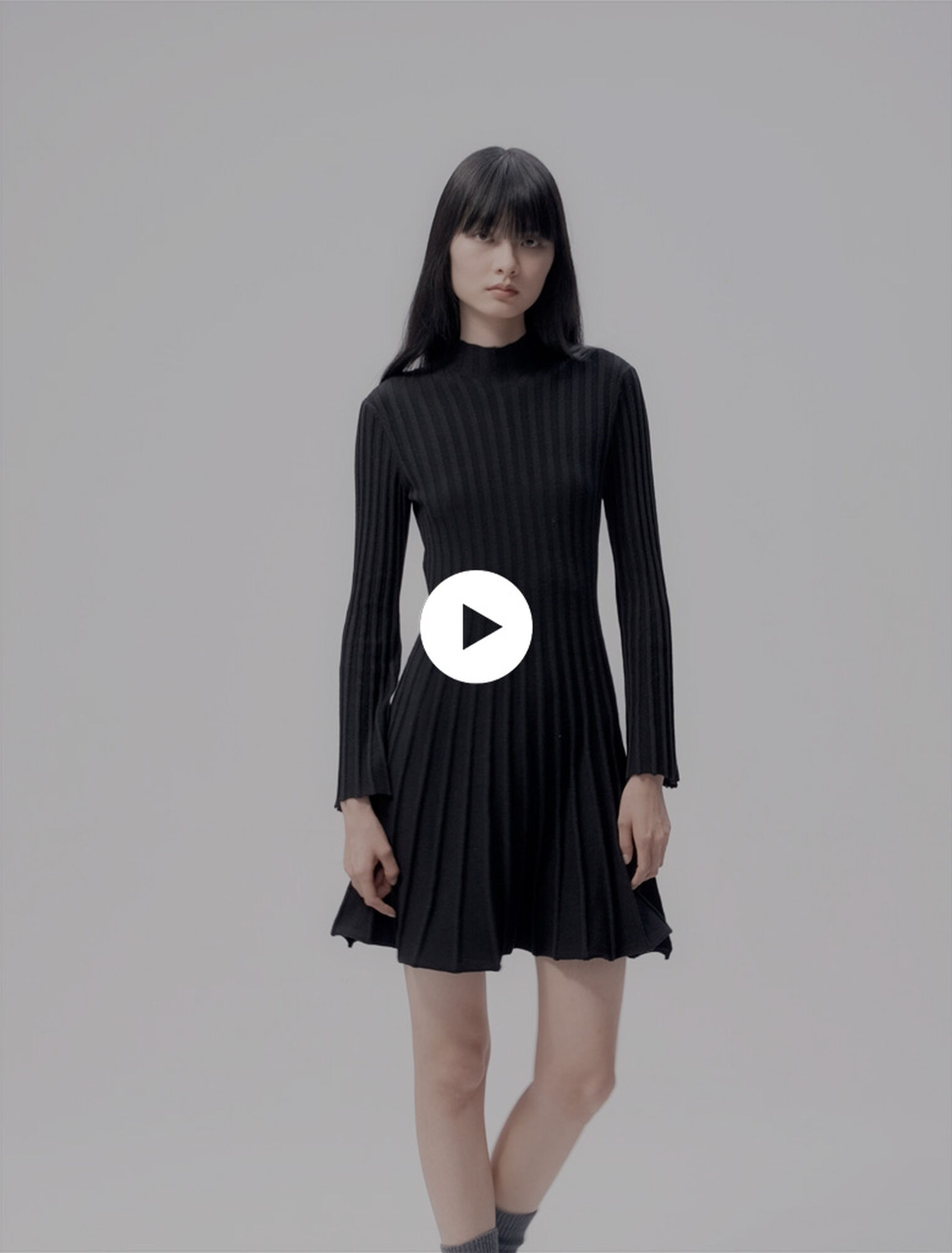Short knit dress