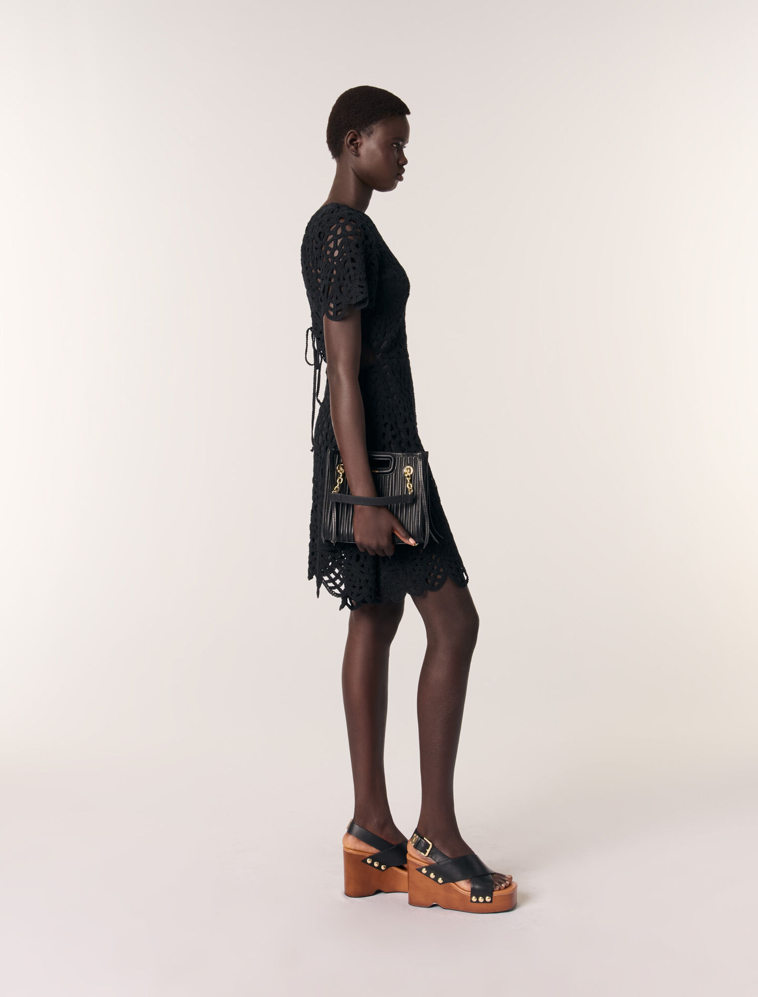 Mini crochet dress