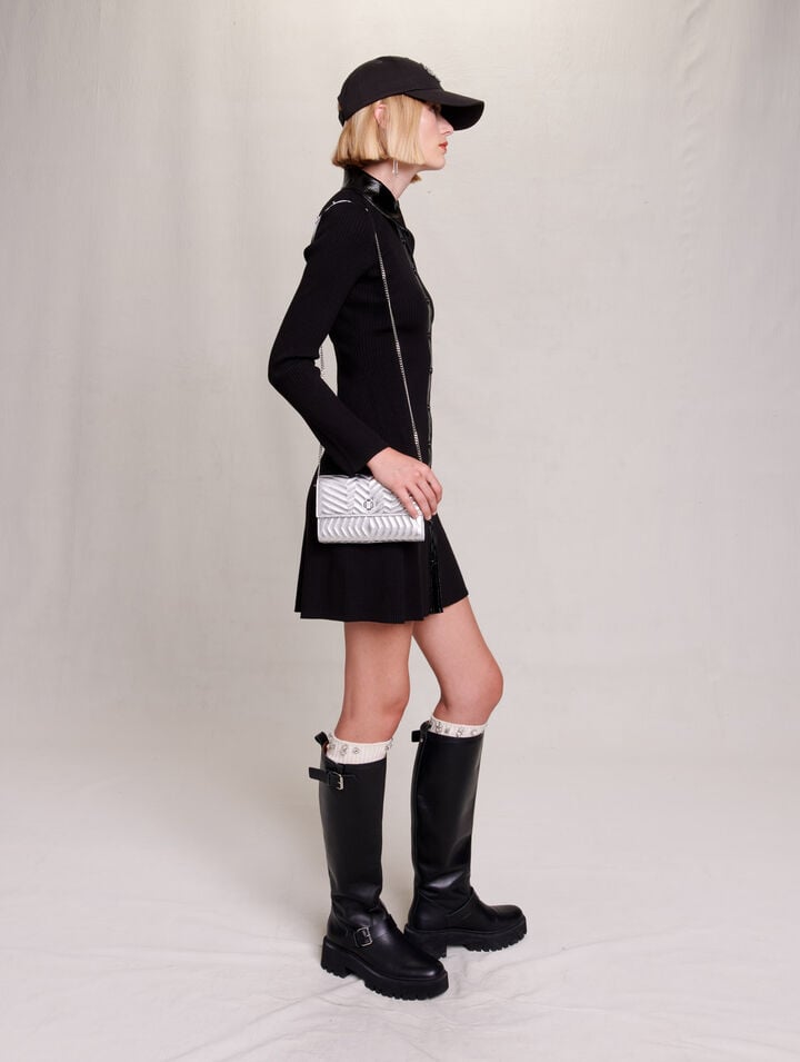 Short knit dress