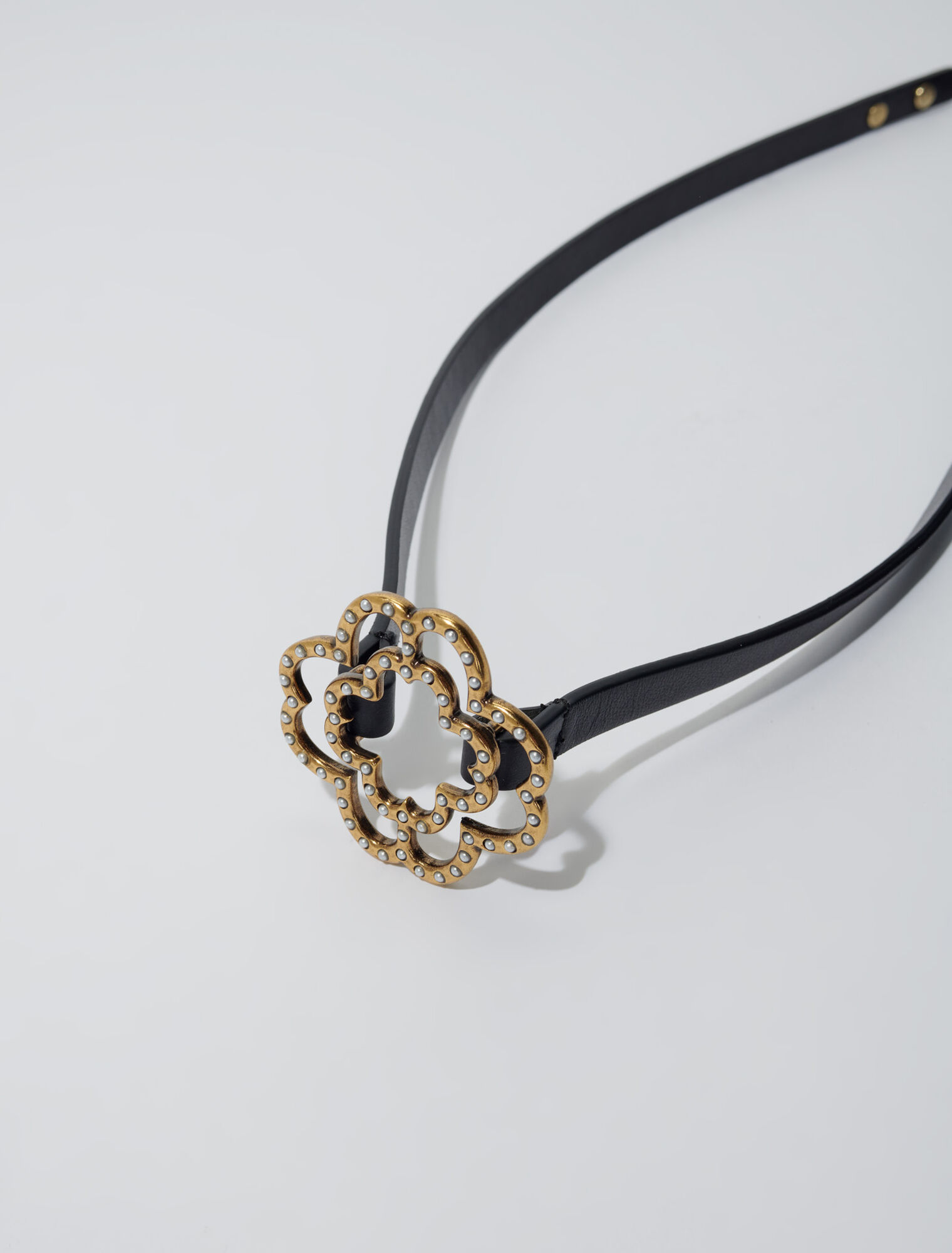 Beaded Clover belt