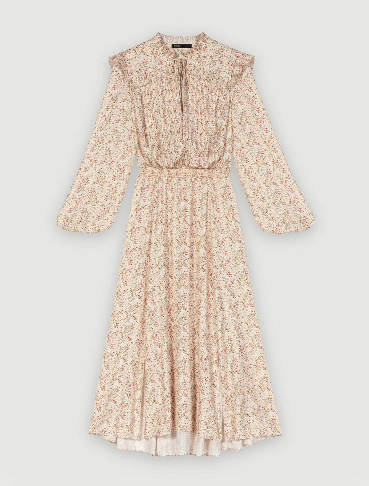 Long ruffled dress