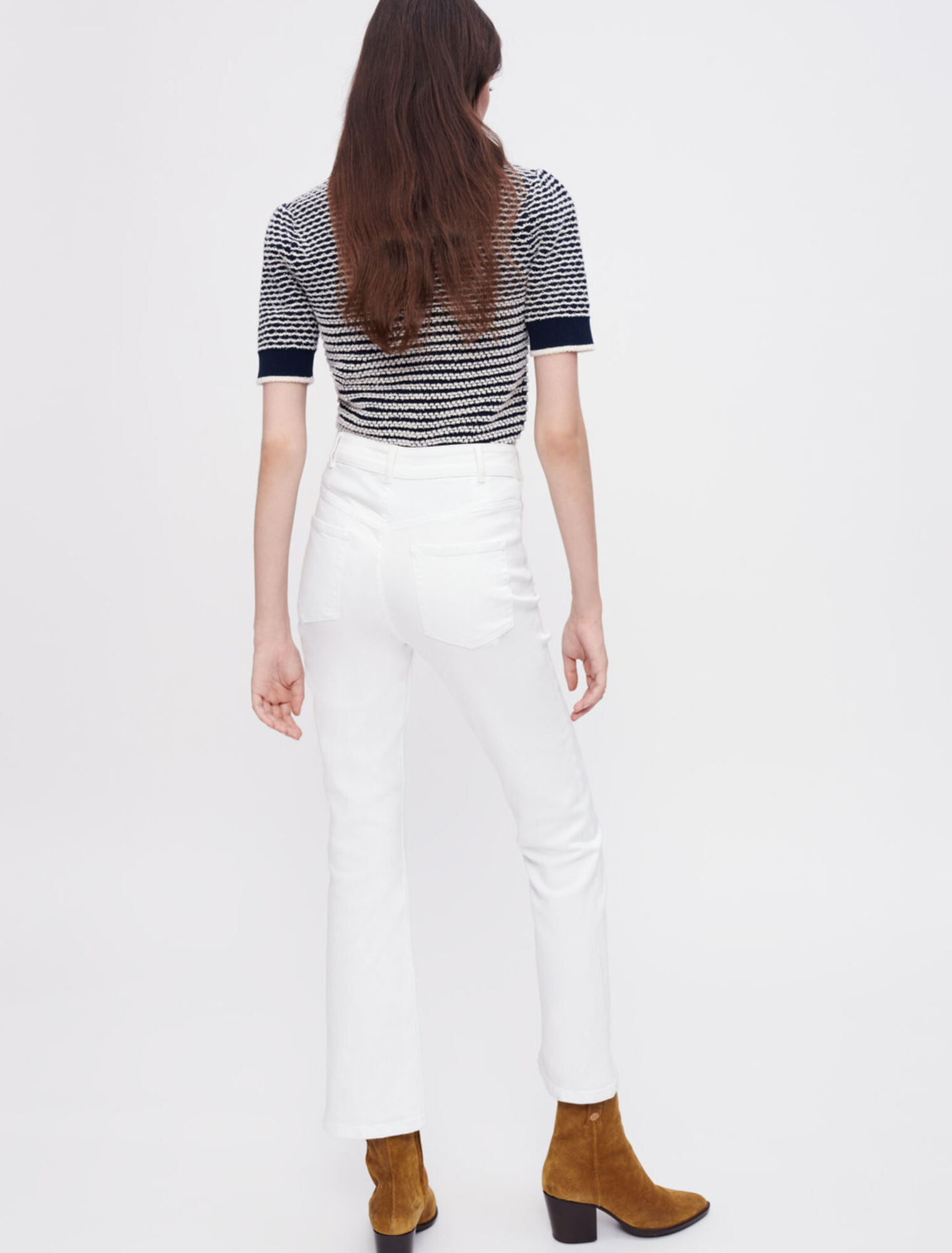 Flared jeans with pockets