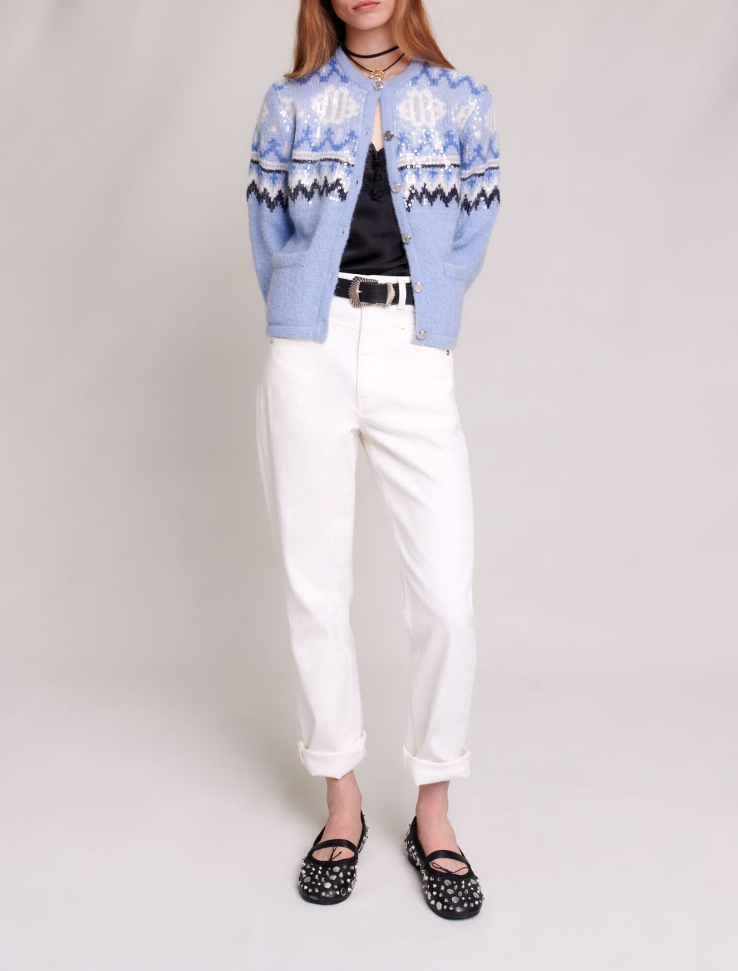 Knit cardigan