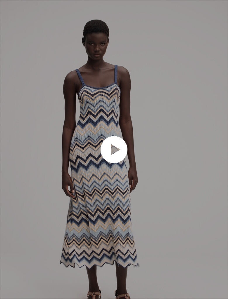 美品★ MEDI SHEER GEOMETRIC KNIT DRESS SET Modest Dresses for Spring – Mikarose Clothing