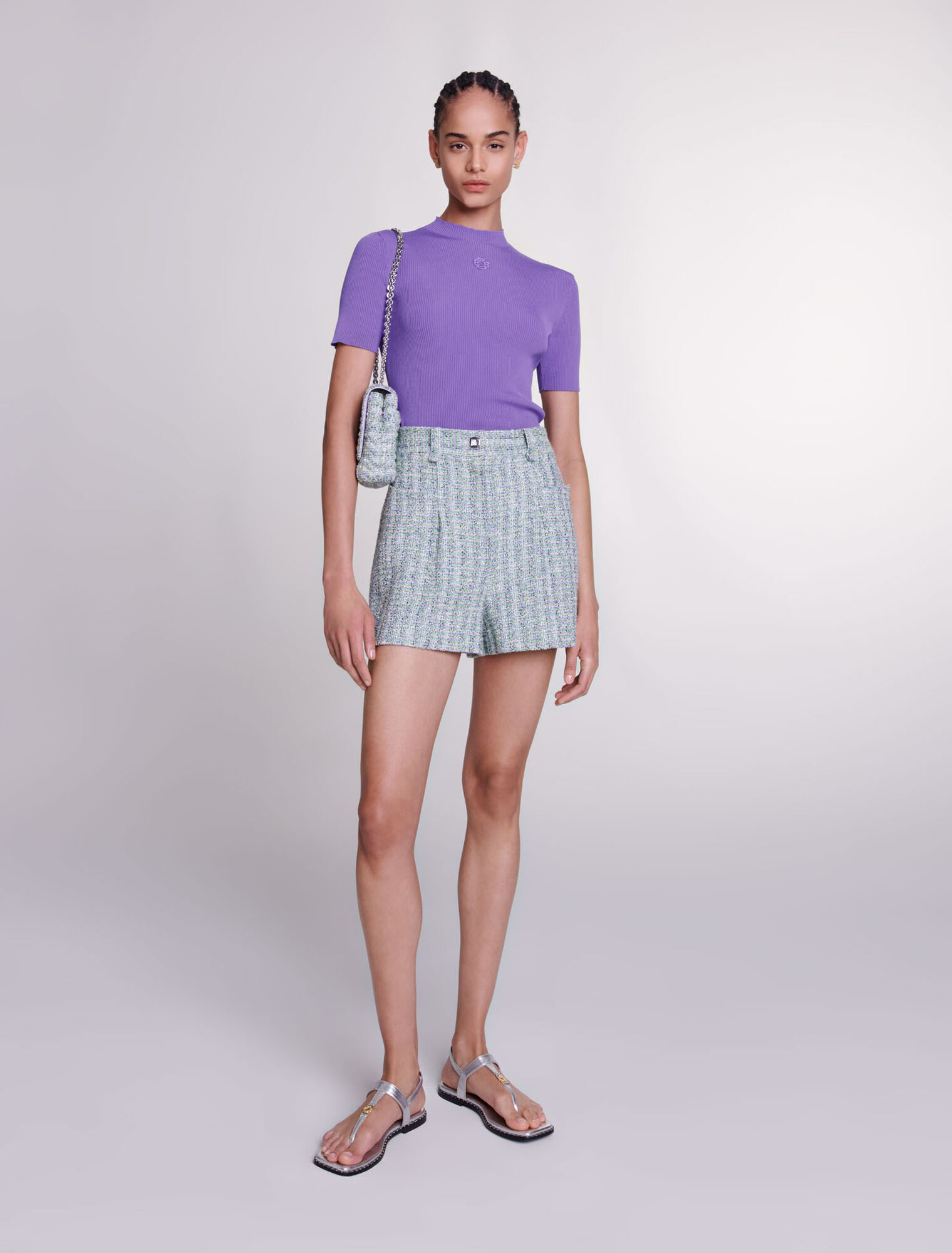 Tweed shorts